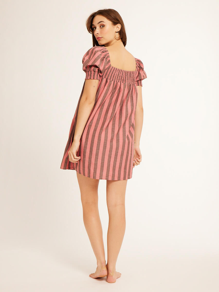 Jane Dress in Rosewood & Sable