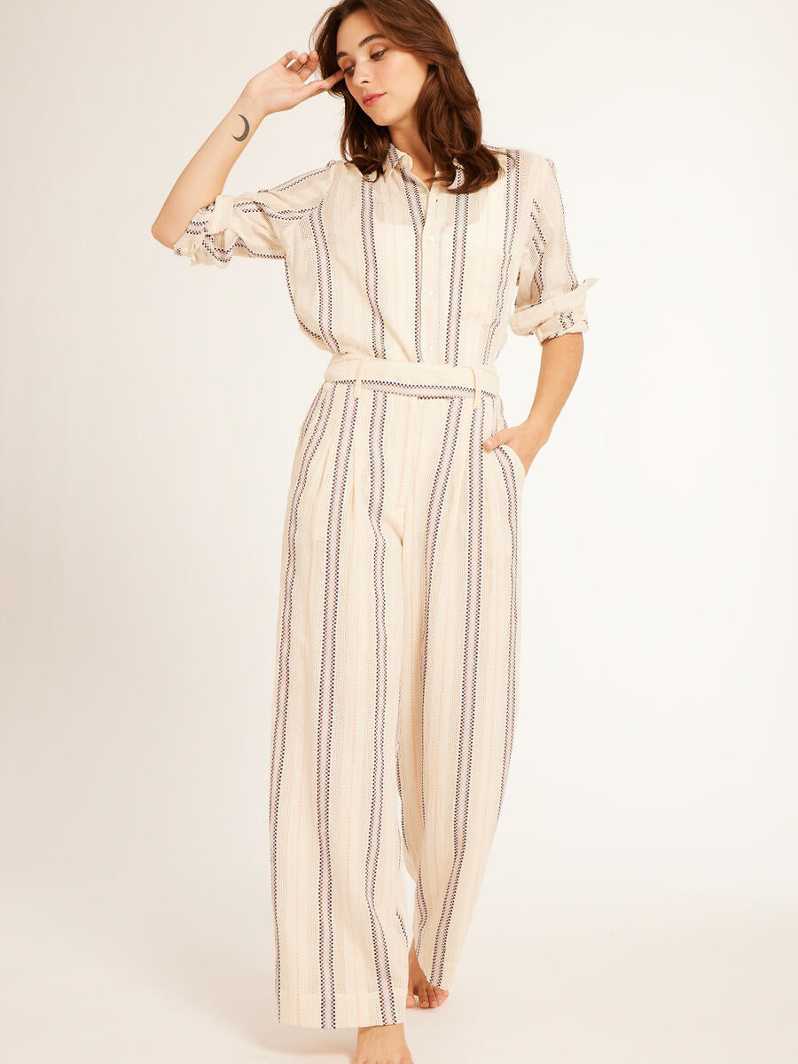 Cara Pant in O'Keeffe Stripe