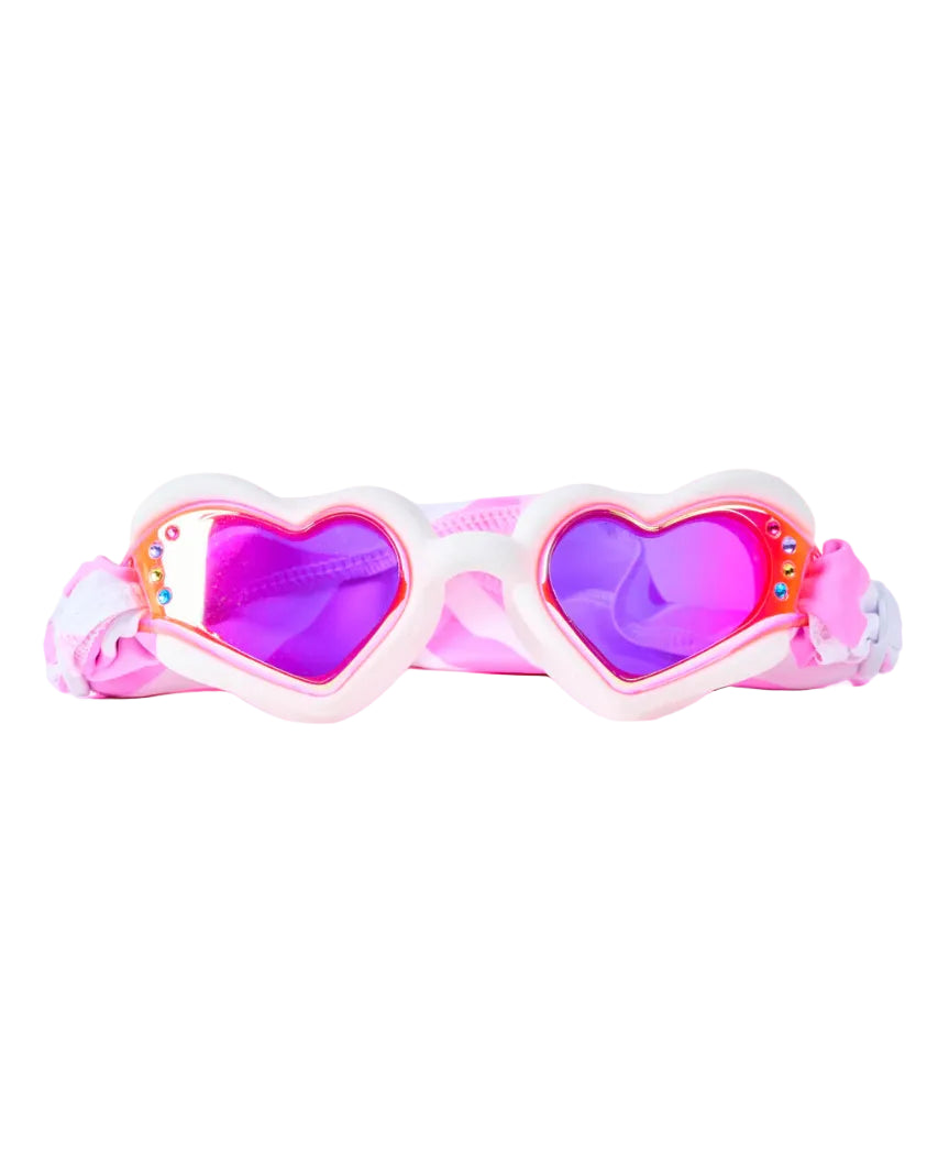 Soft Crush Fabric Strap Heart Kids Goggle | Daydream