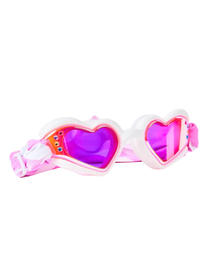 Soft Crush Fabric Strap Heart Kids Goggle | Daydream
