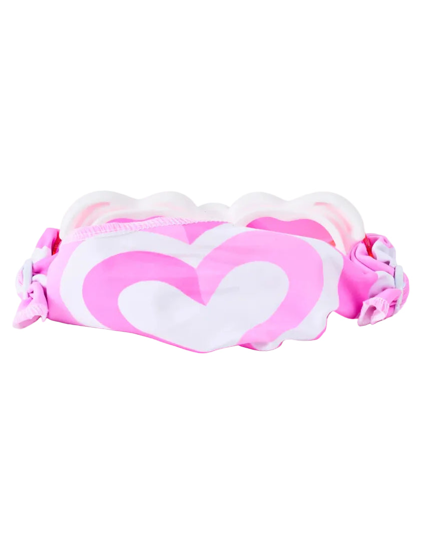 Soft Crush Fabric Strap Heart Kids Goggle | Daydream