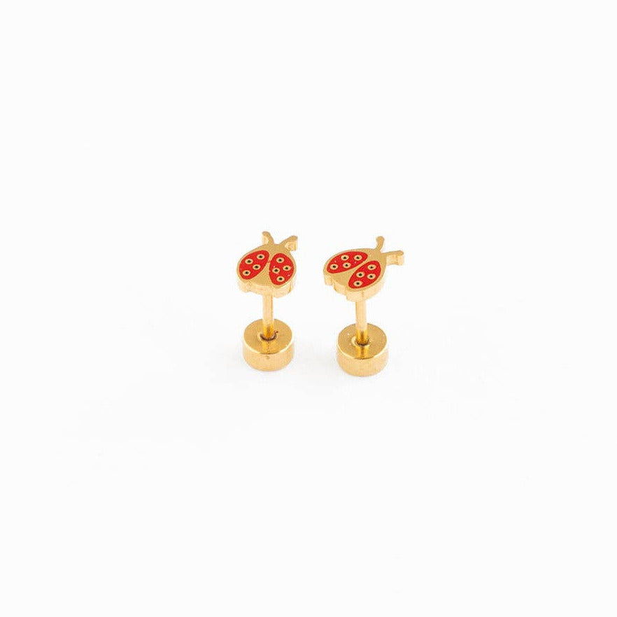 Ladybug Studs