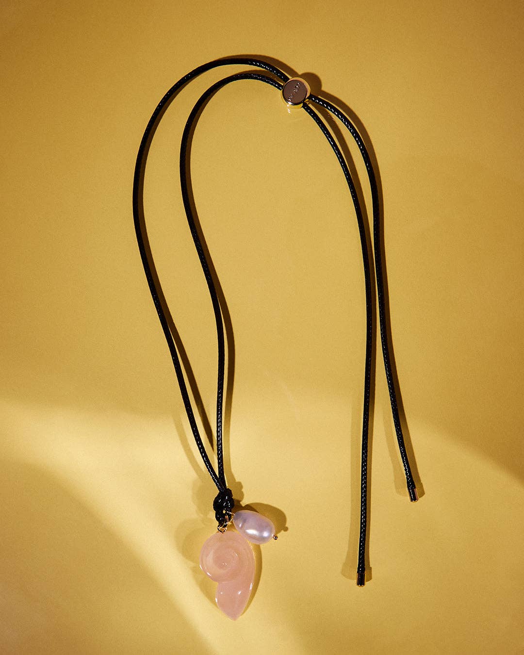 The Santorini Pendant Cord Necklace