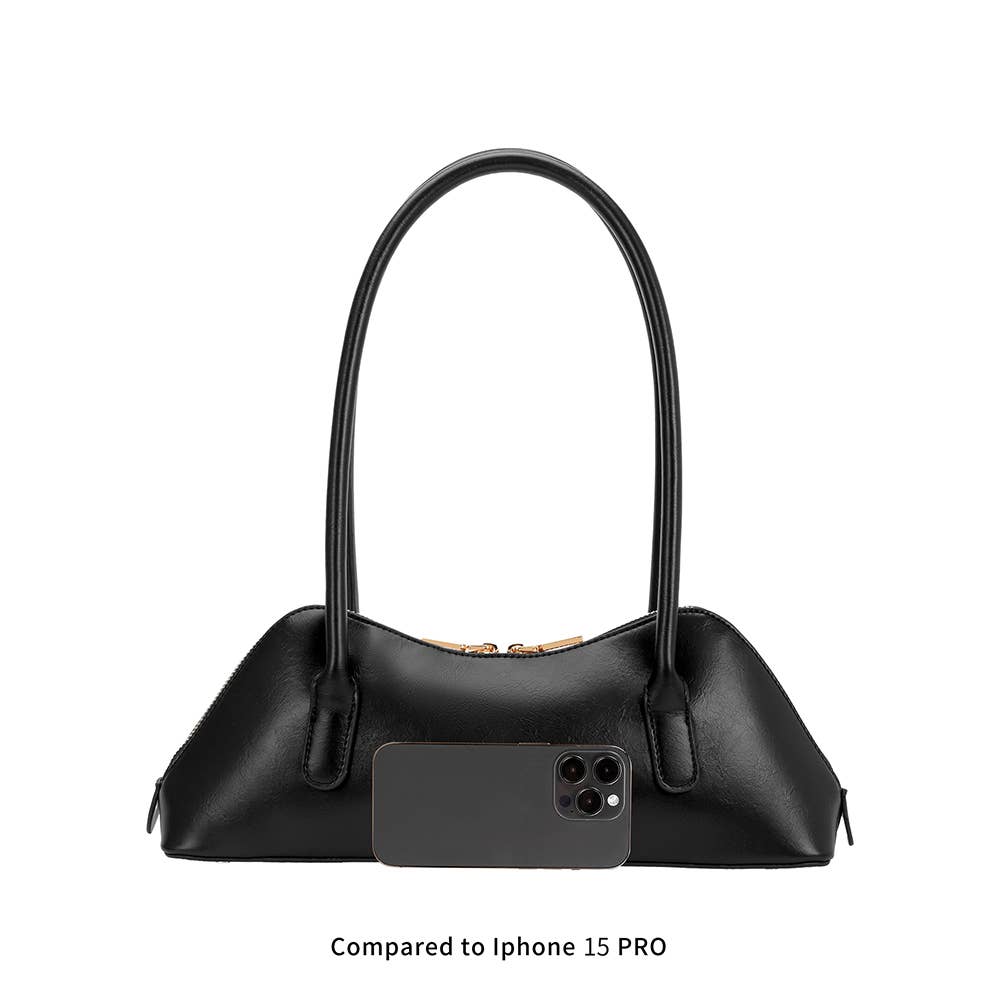 Dakota Cow Recycled Vegan Leather Shoulder Bag