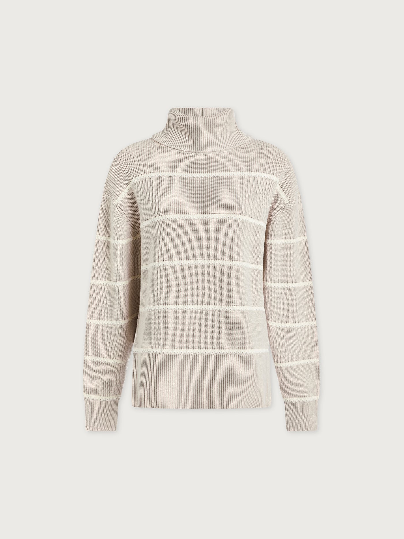 Hamish Stitch Knit Sweater | Silver Birch