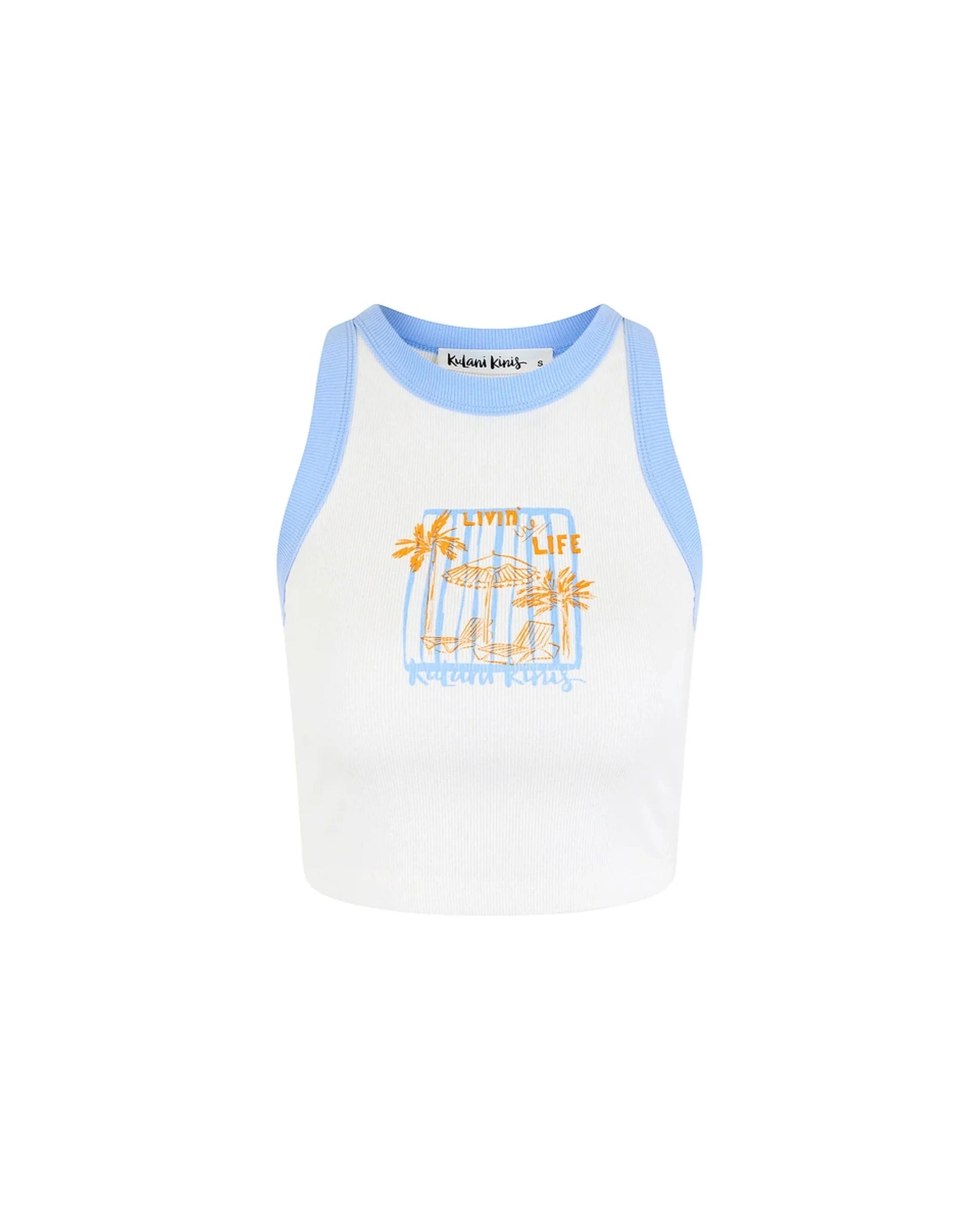 Bind Crop Tank Top | Sunny Daze