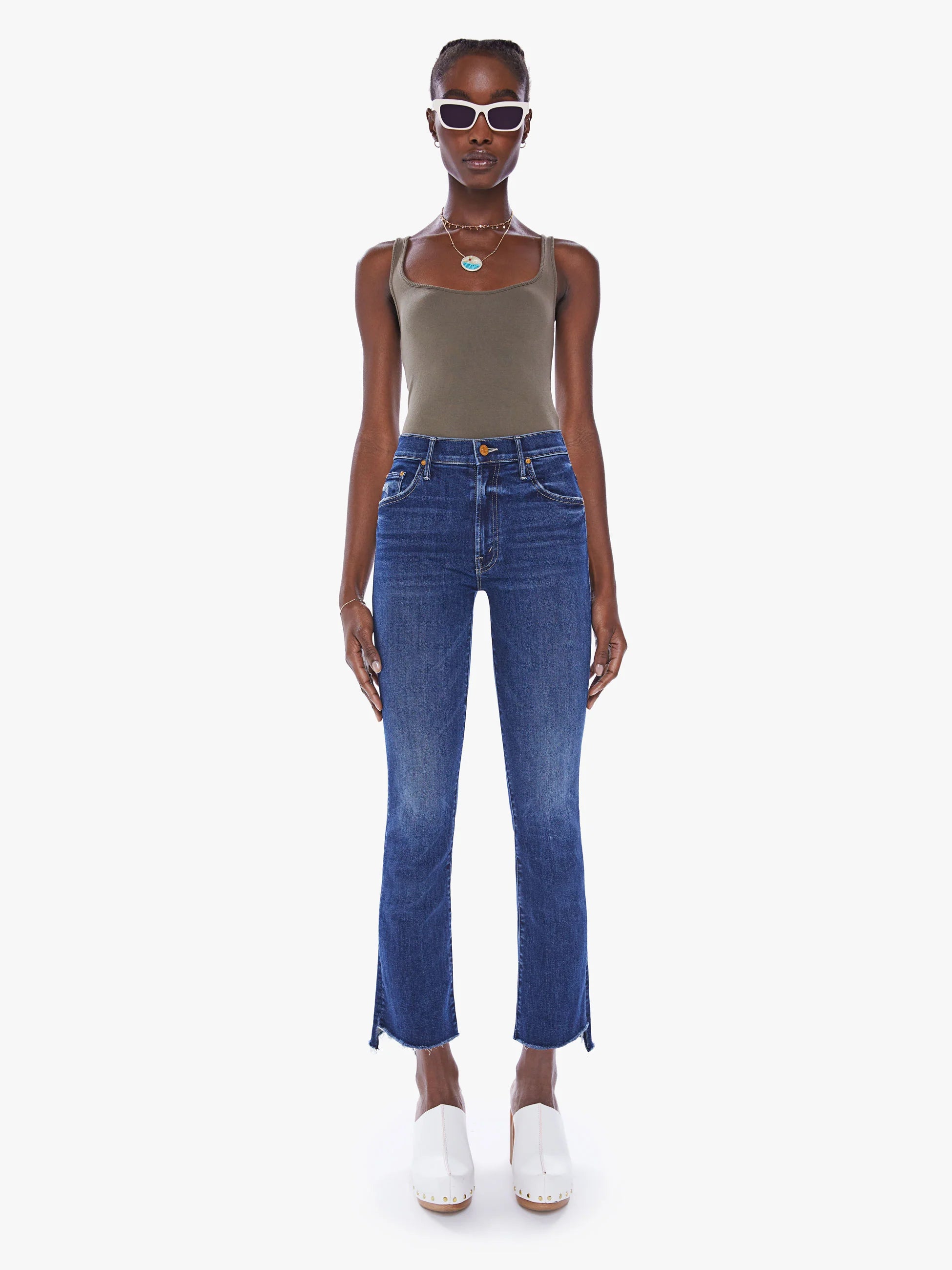 The Insider Crop Step Fray | Teaming Up