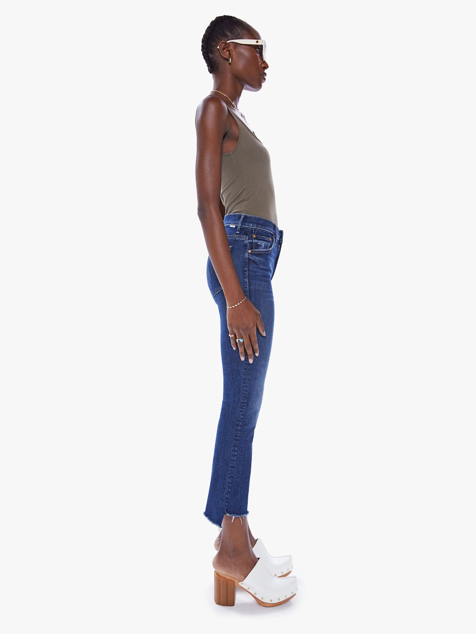 The Insider Crop Step Fray | Teaming Up