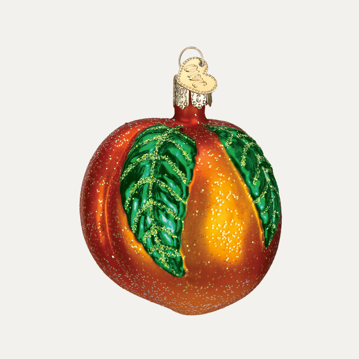 Peach Ornament