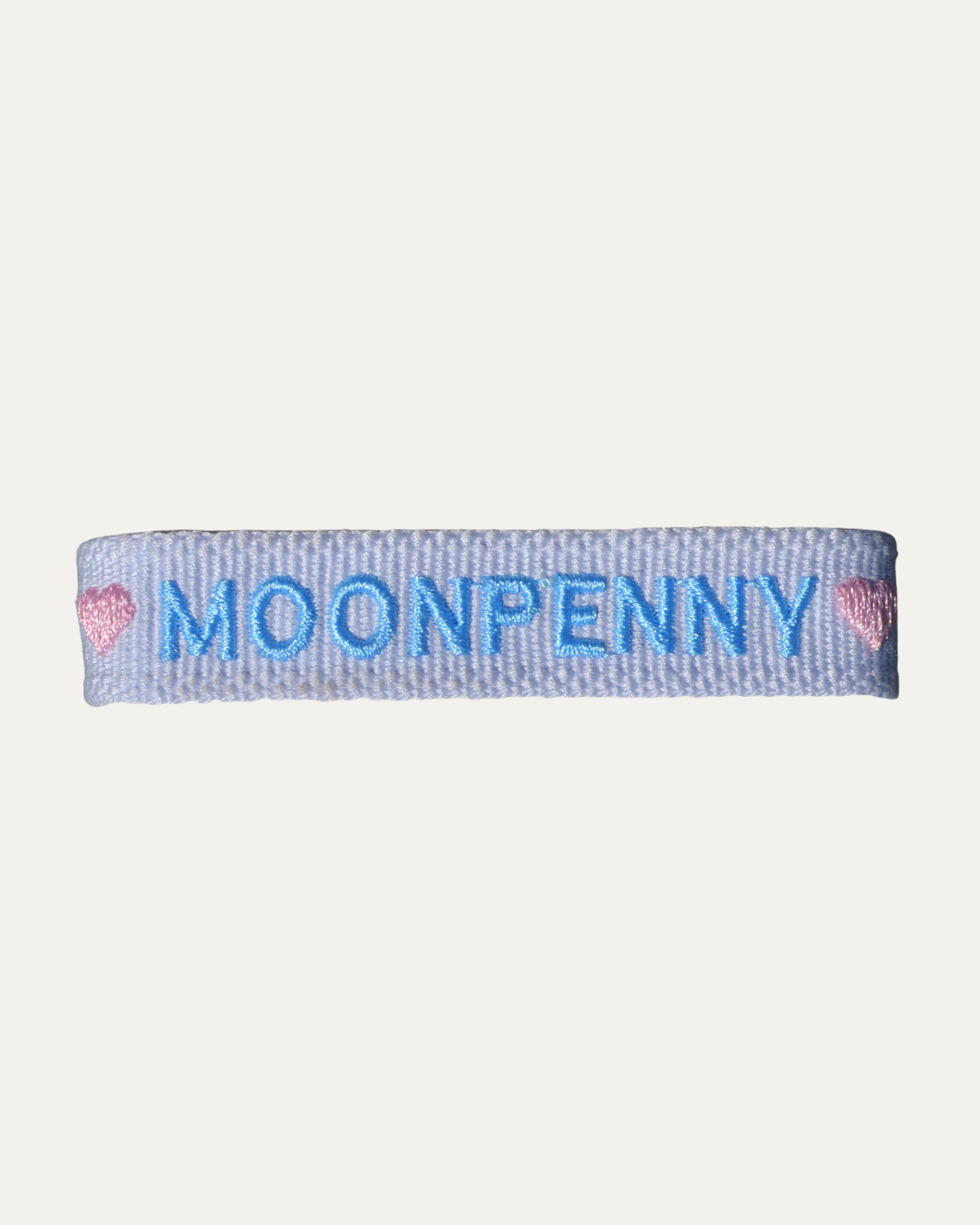 Moonpenny Woven Bracelet | Blue Hearts