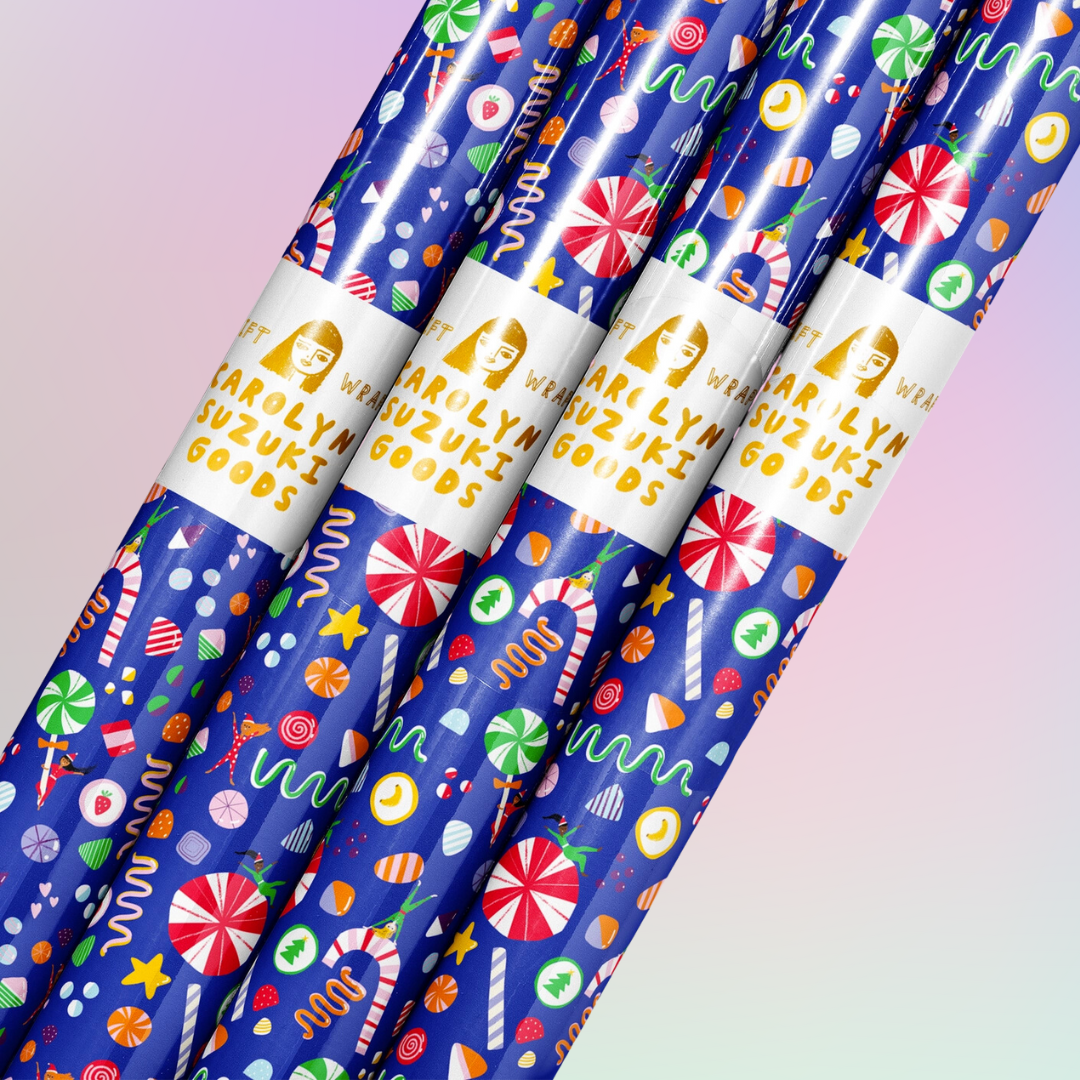 Christmas Candy Gift Wrap