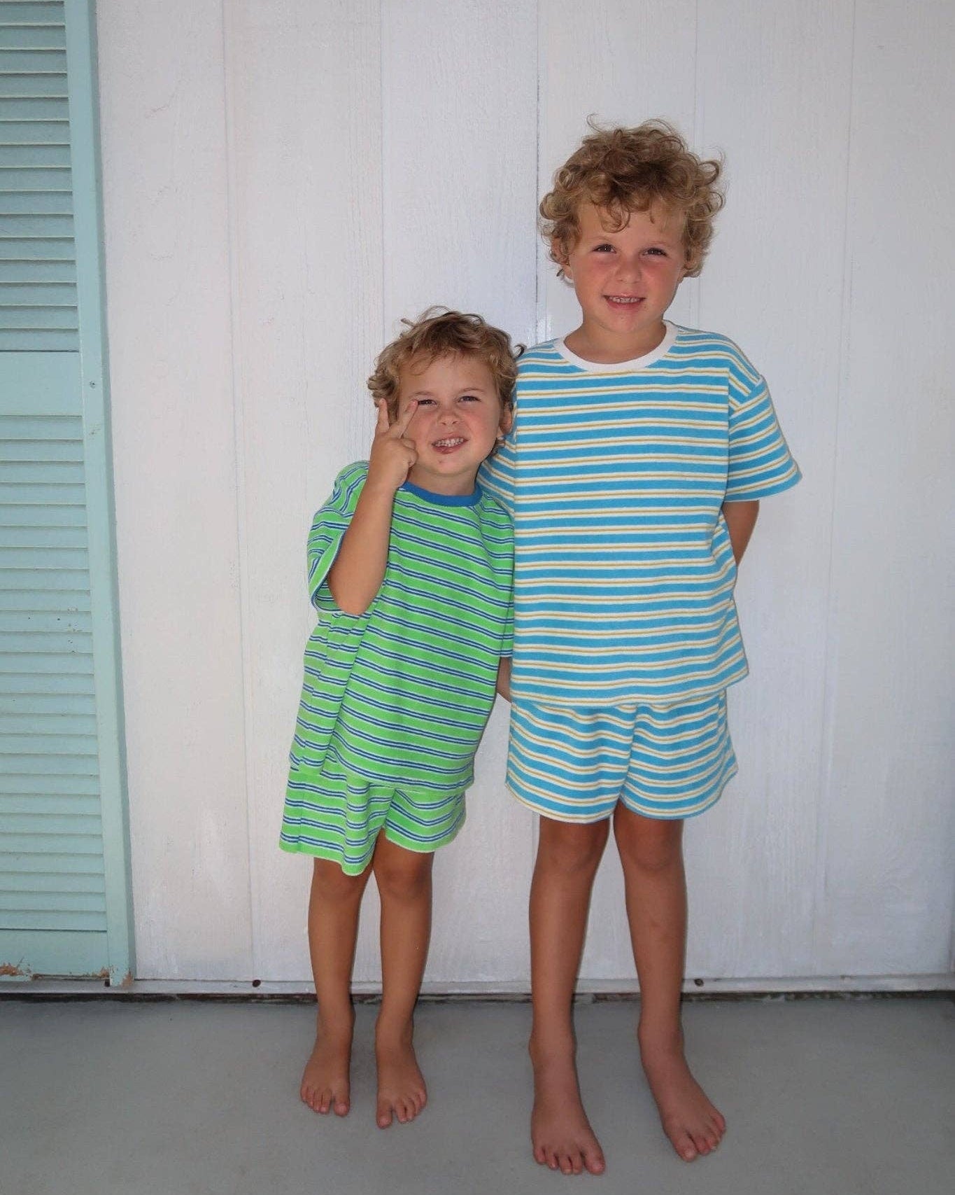Surf Stripe Terry Lounge Set