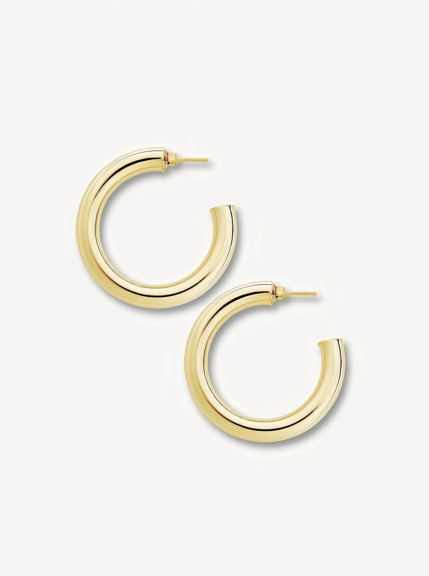 1.5" Perfect Hoops in 14k Gold
