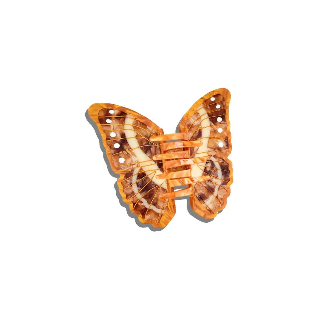Morpho Large Butterfly Claw Clip
