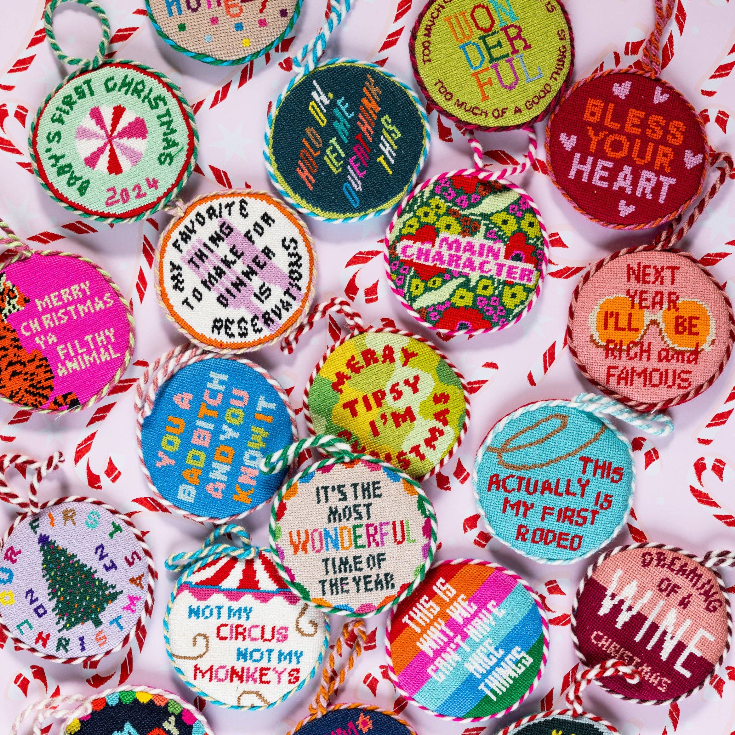 Needlepoint Ornament | First Rodeo