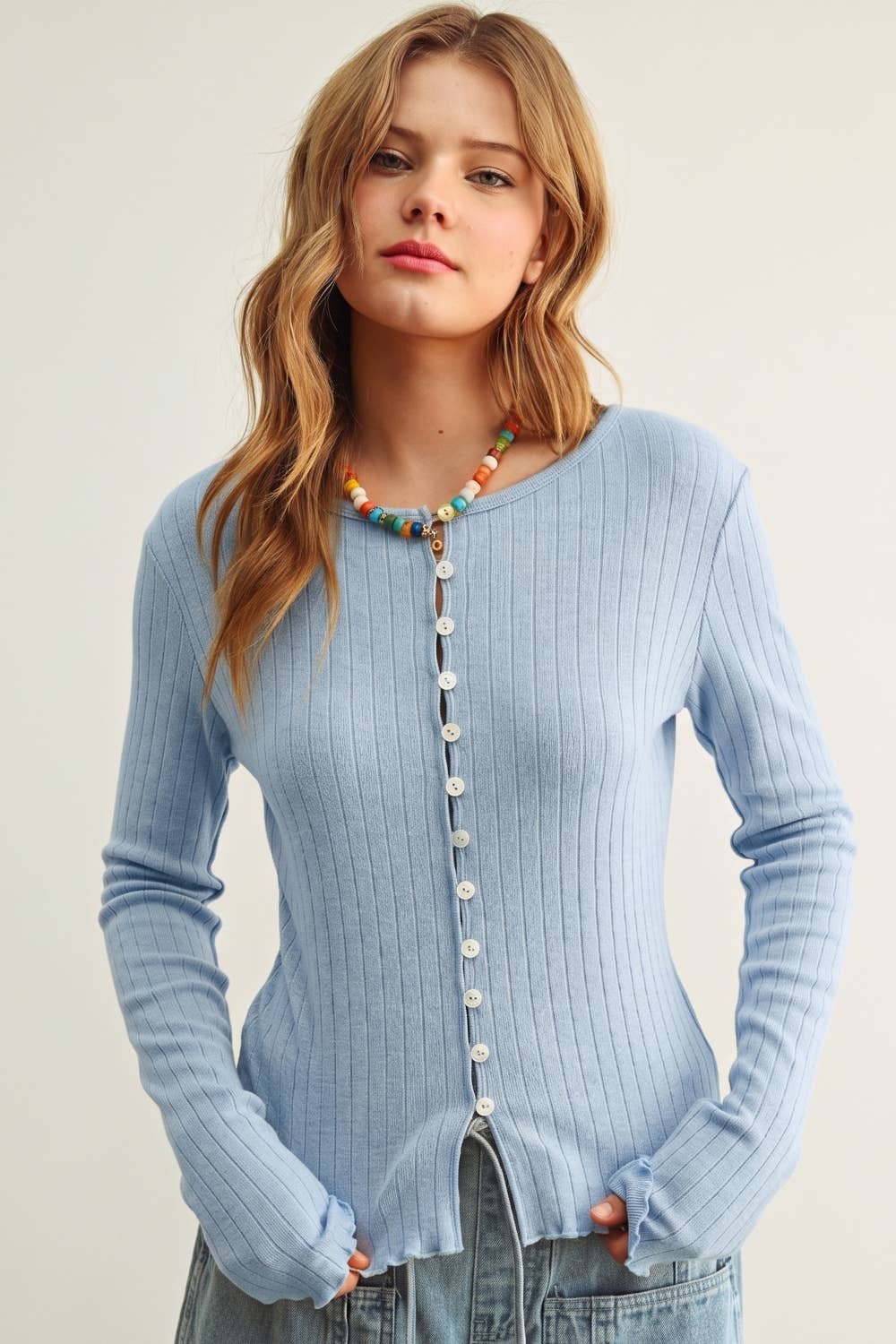 Ribbed Brea Knit Top