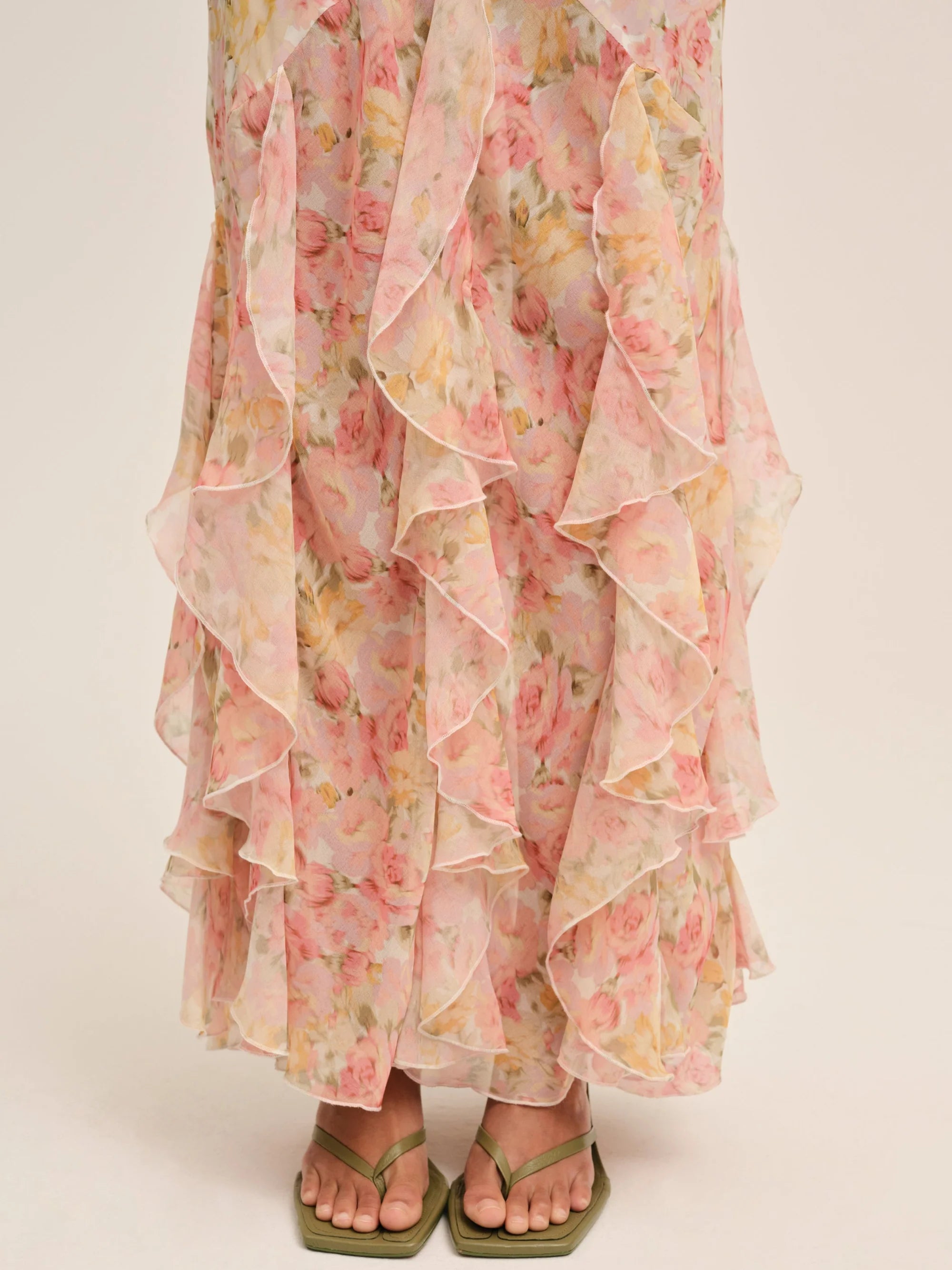 Elea Maxi Dress | Peach