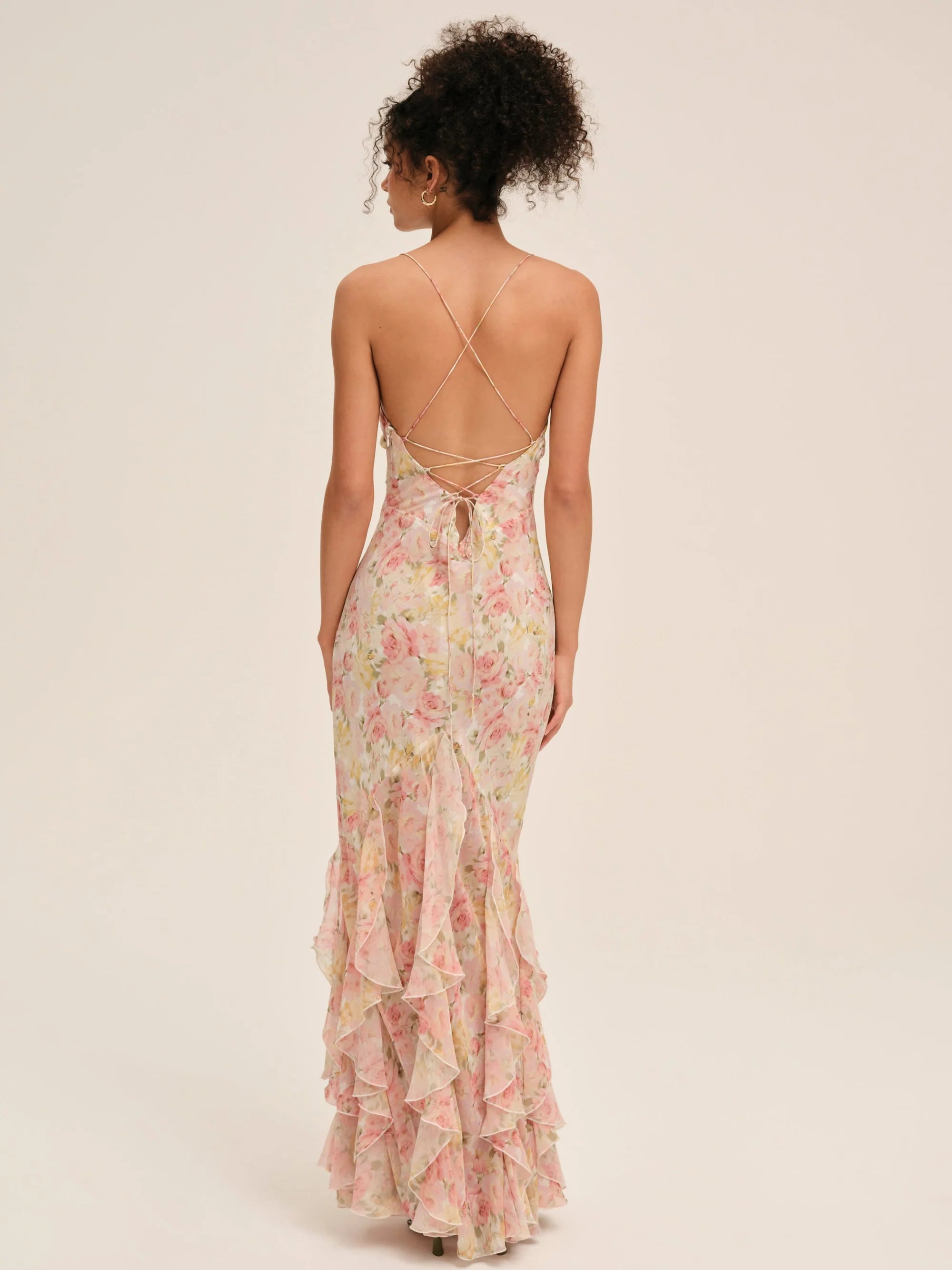 Elea Maxi Dress | Peach