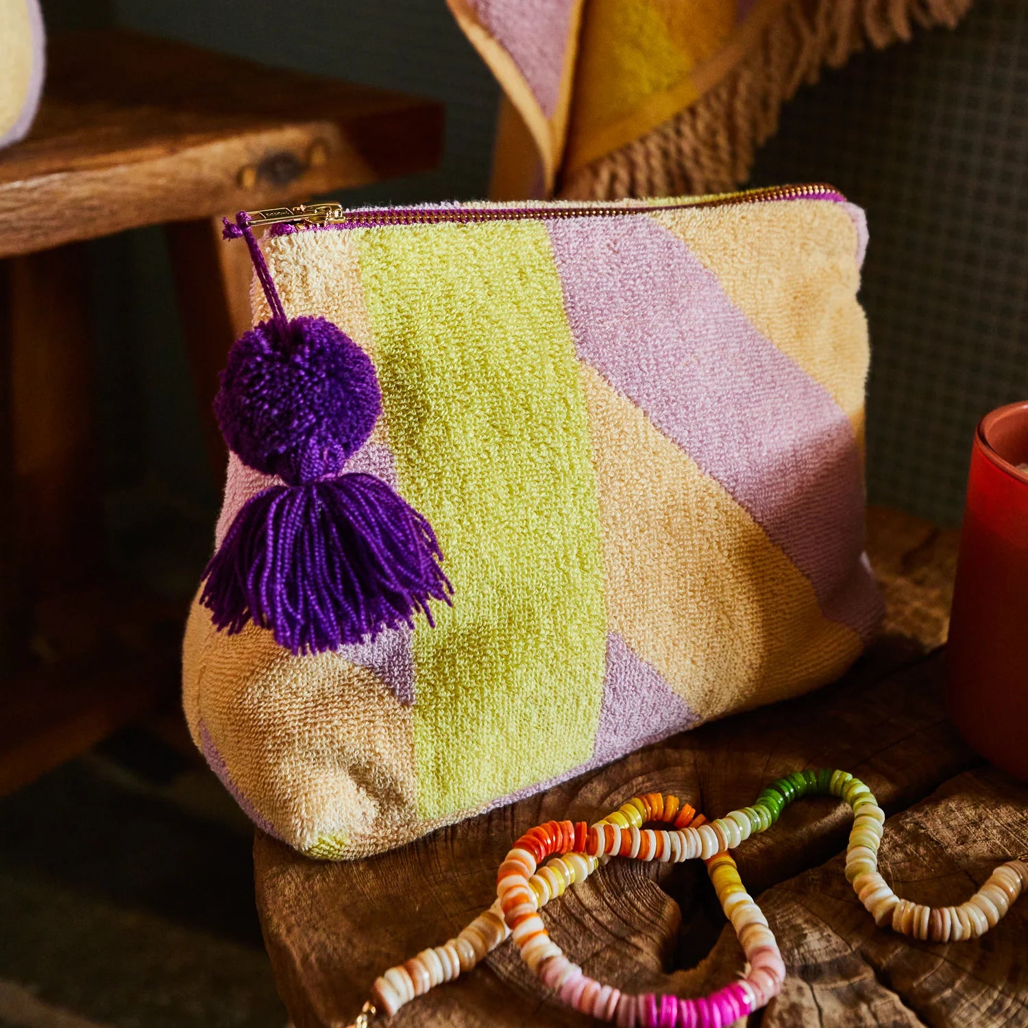 Jarita Terry Pouch | Mauve