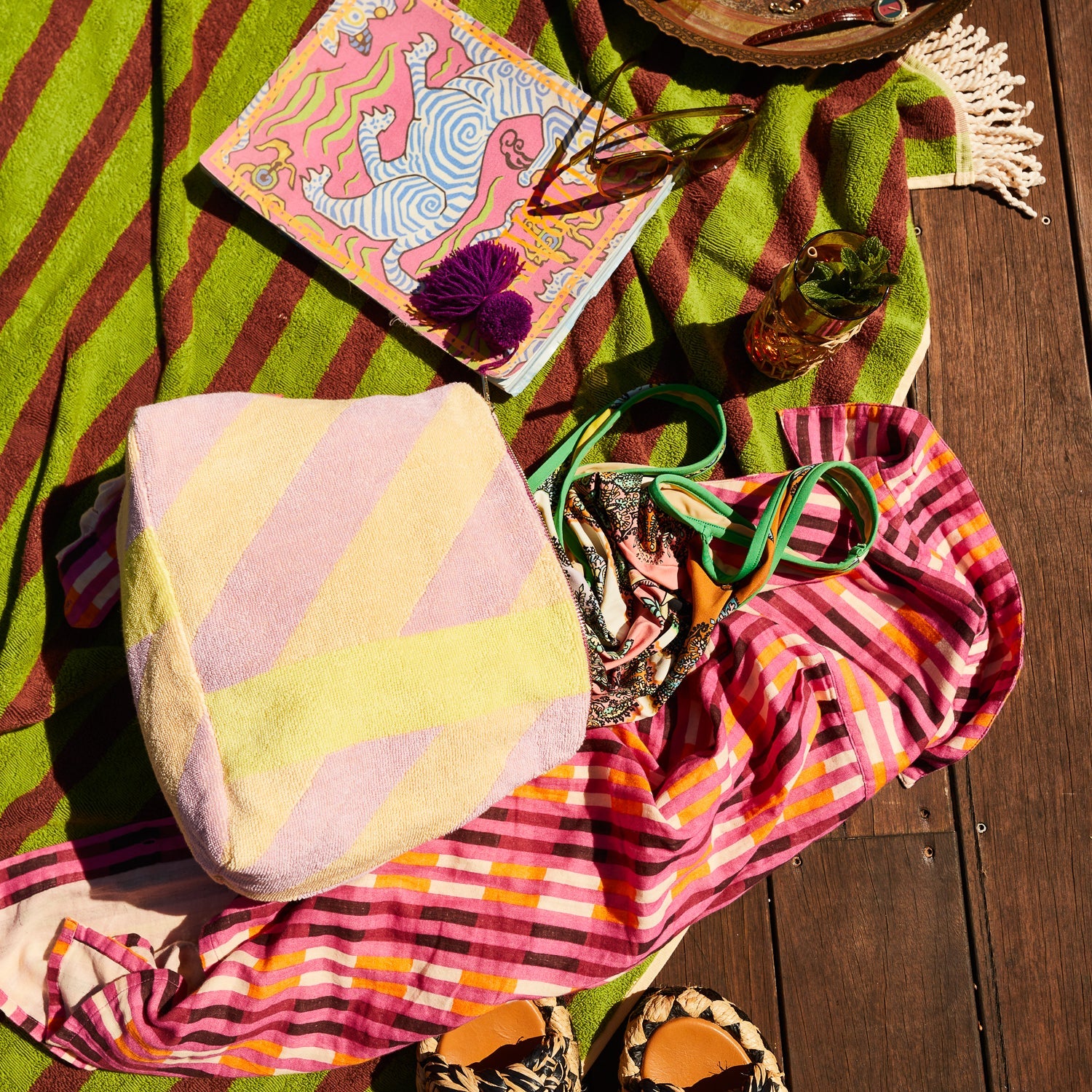 Jarita Terry Pouch | Mauve