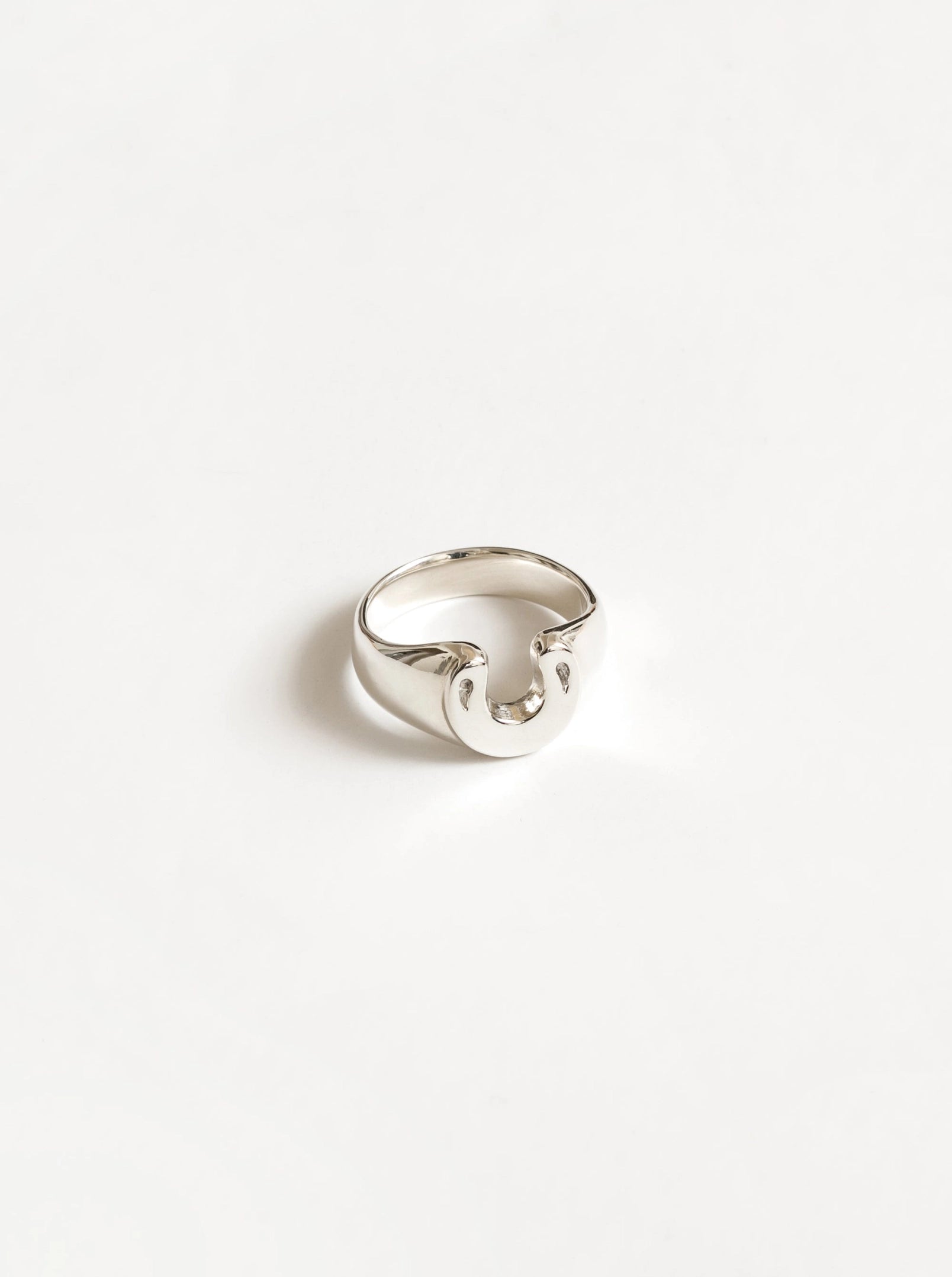 Horseshoe Ring in Silver