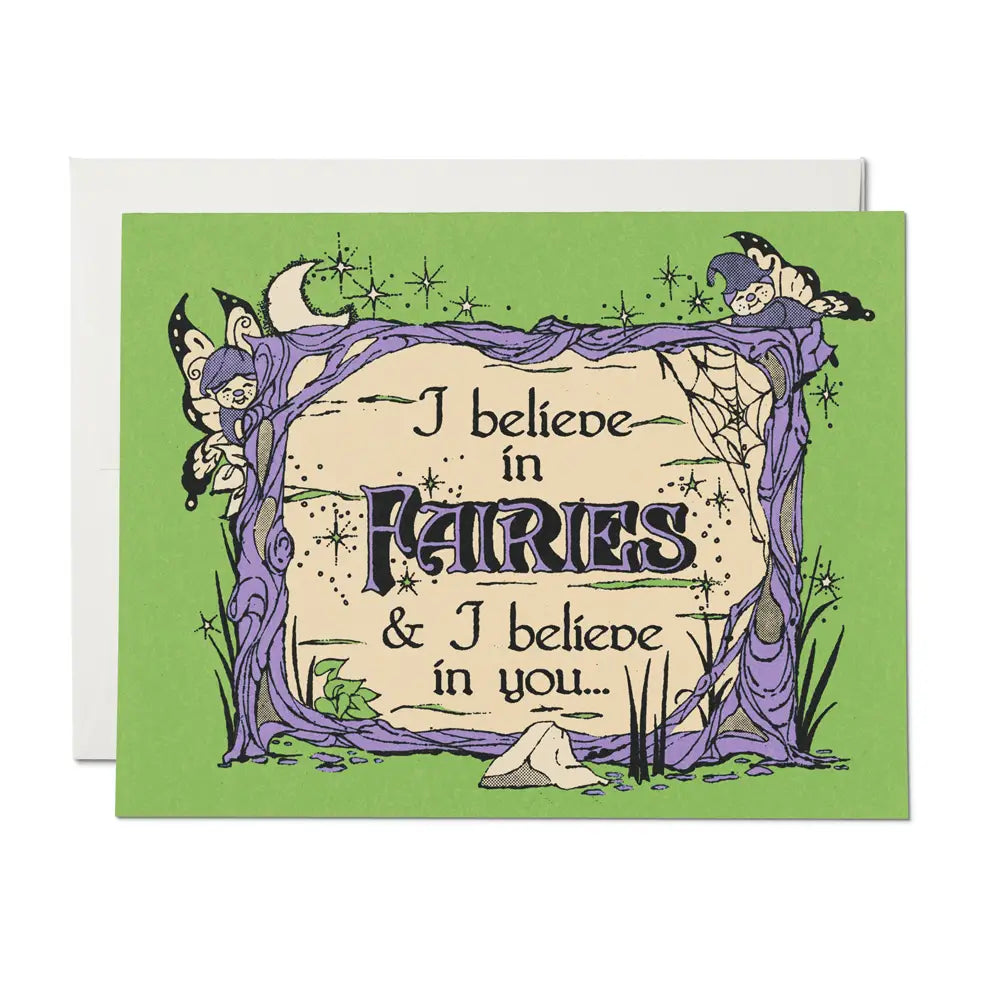 I Believe In Fairies Card