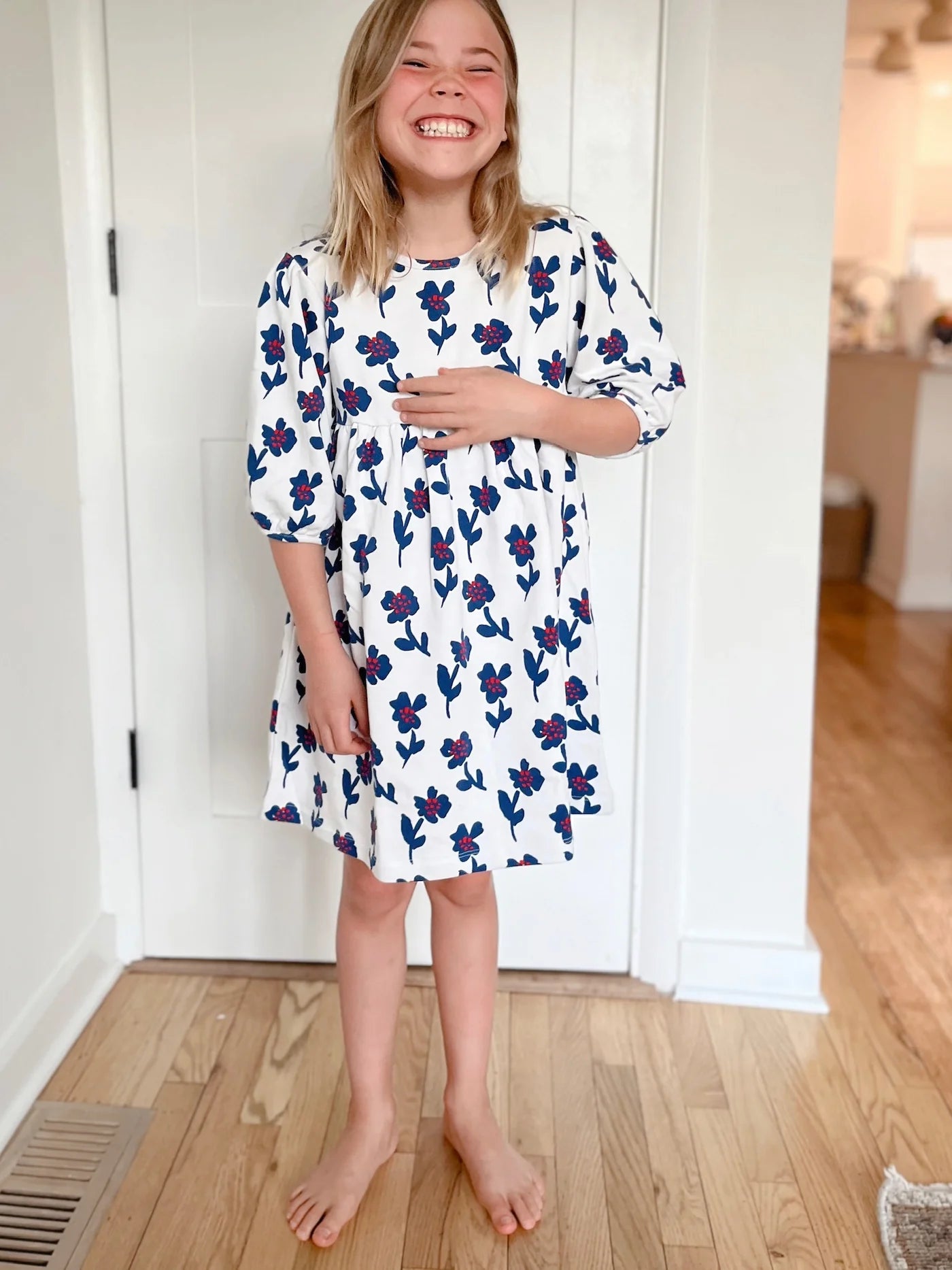 Balloon Sleeve Dress | Fleur Denim
