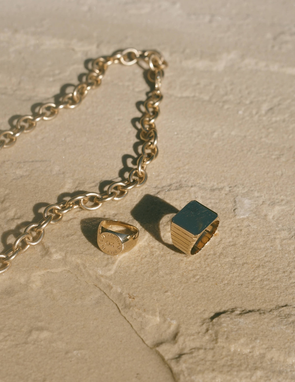 Everything Will Be OK Signet Ring