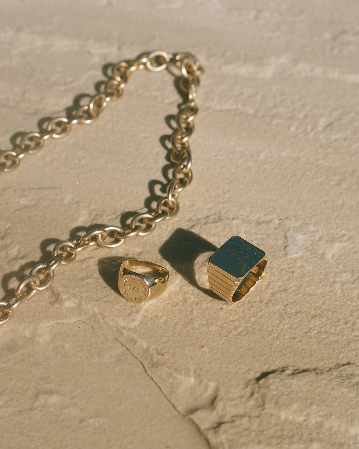 Everything Will Be OK Signet Ring