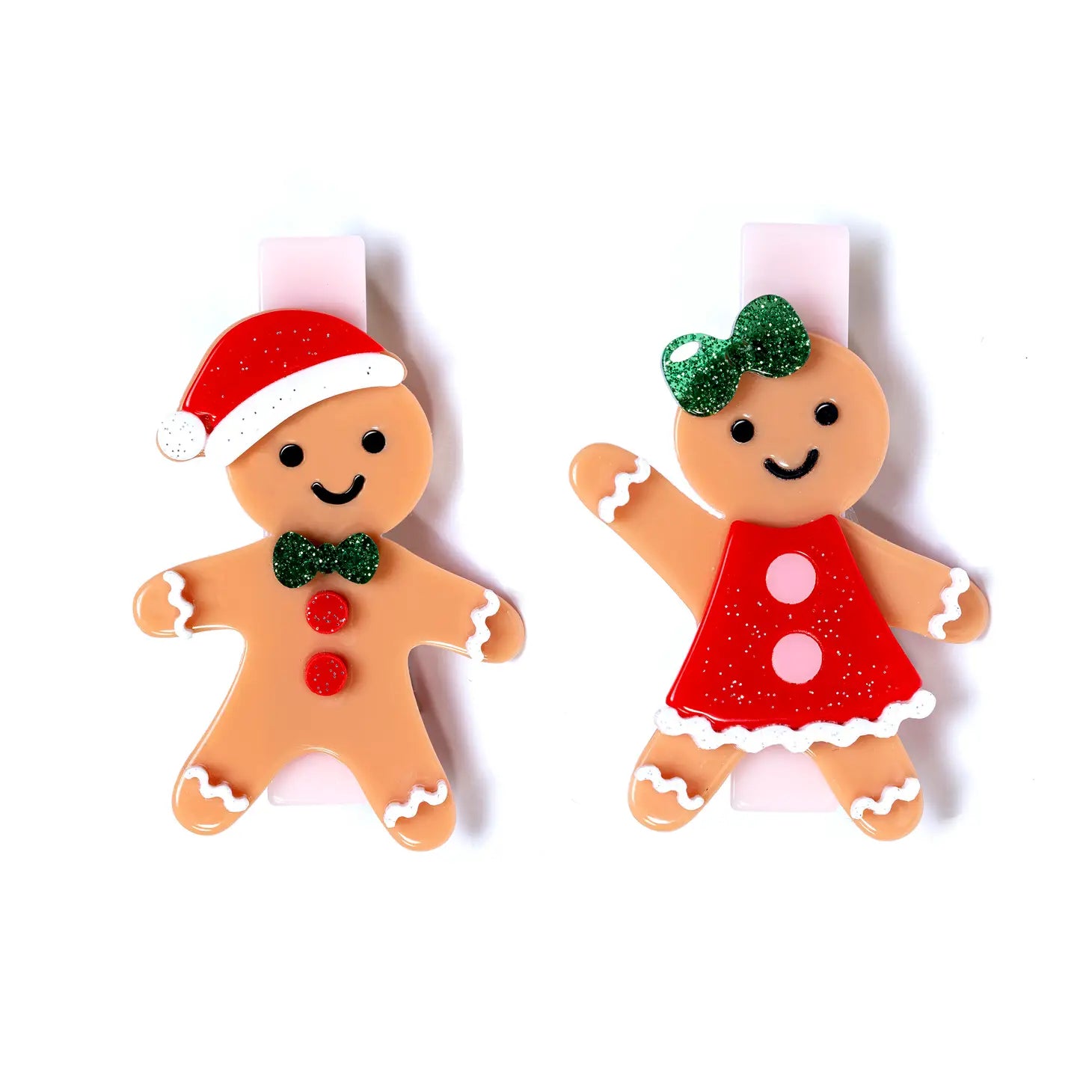 Gingerbread Cookie Alligator Clips