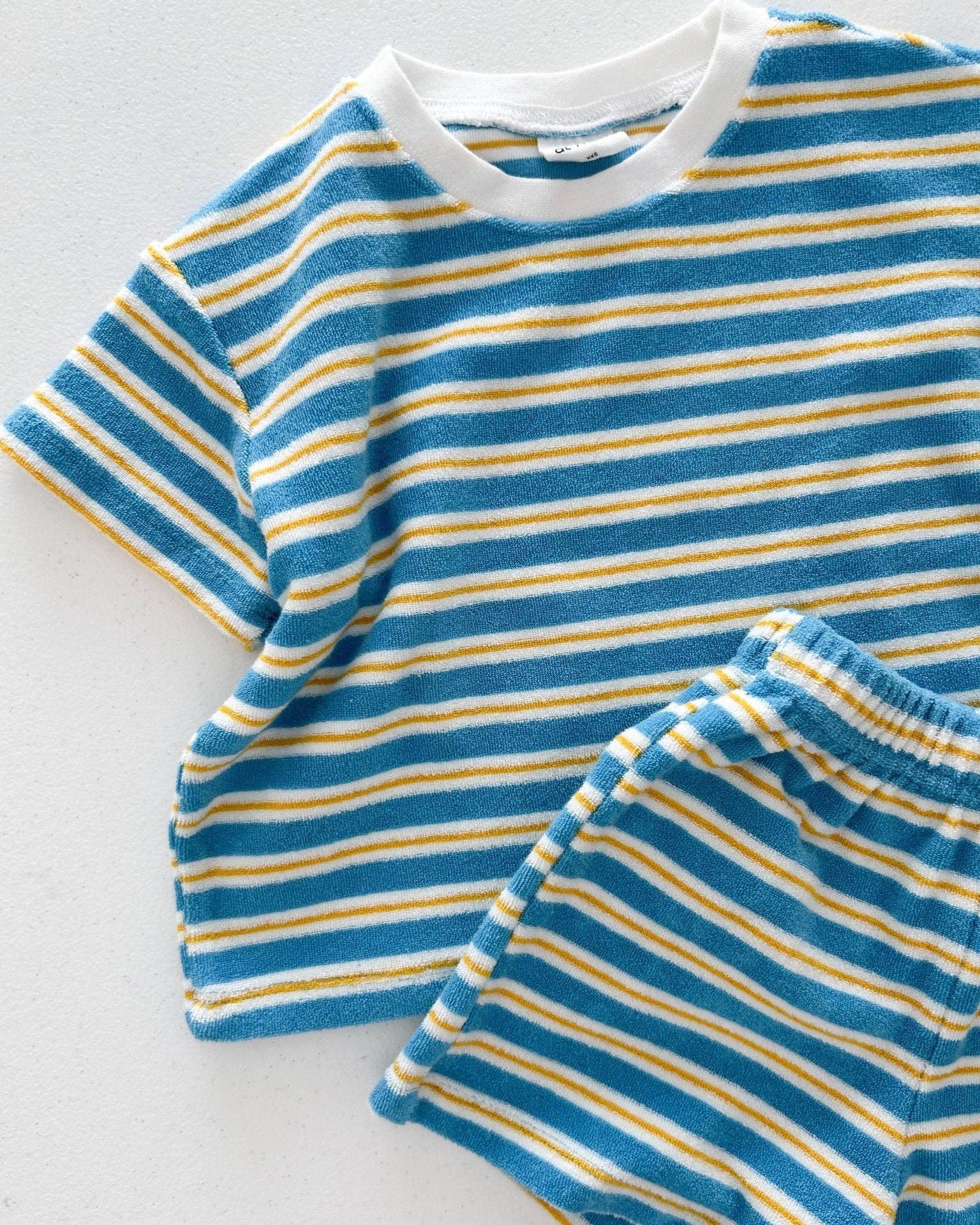 Sunny Stripe Terry Lounge Set