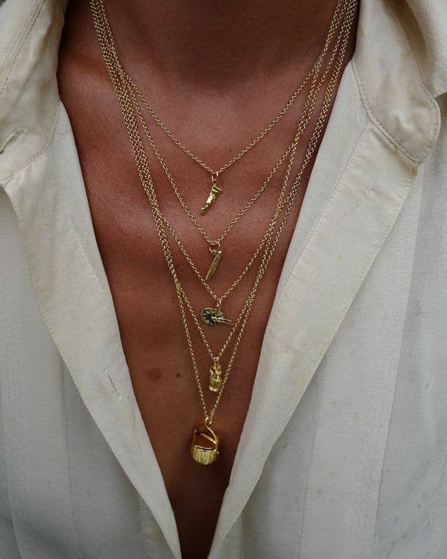 Birkin Basket Necklace