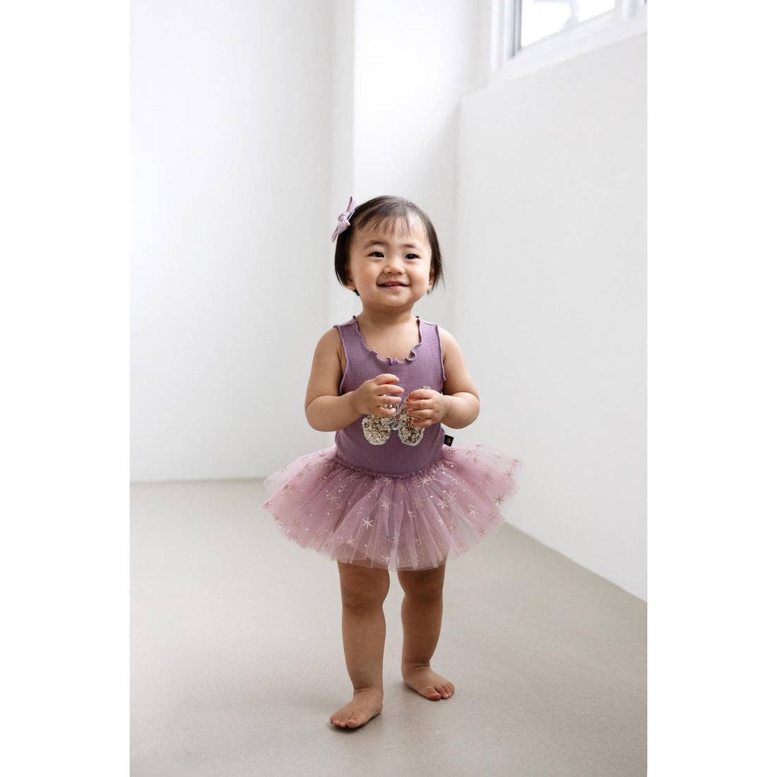Butterfly Snow Baby Tutu Dress | Orchid