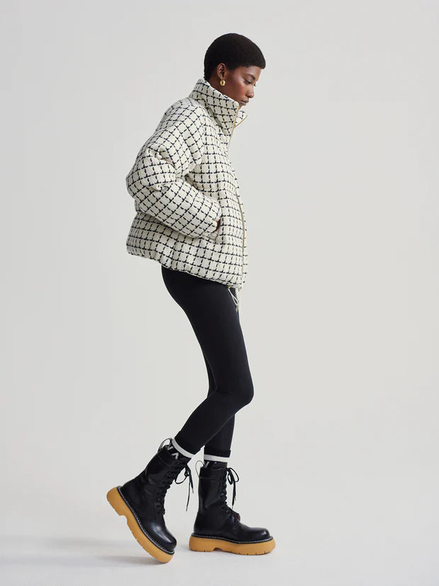 Eugene Check Short Puffer