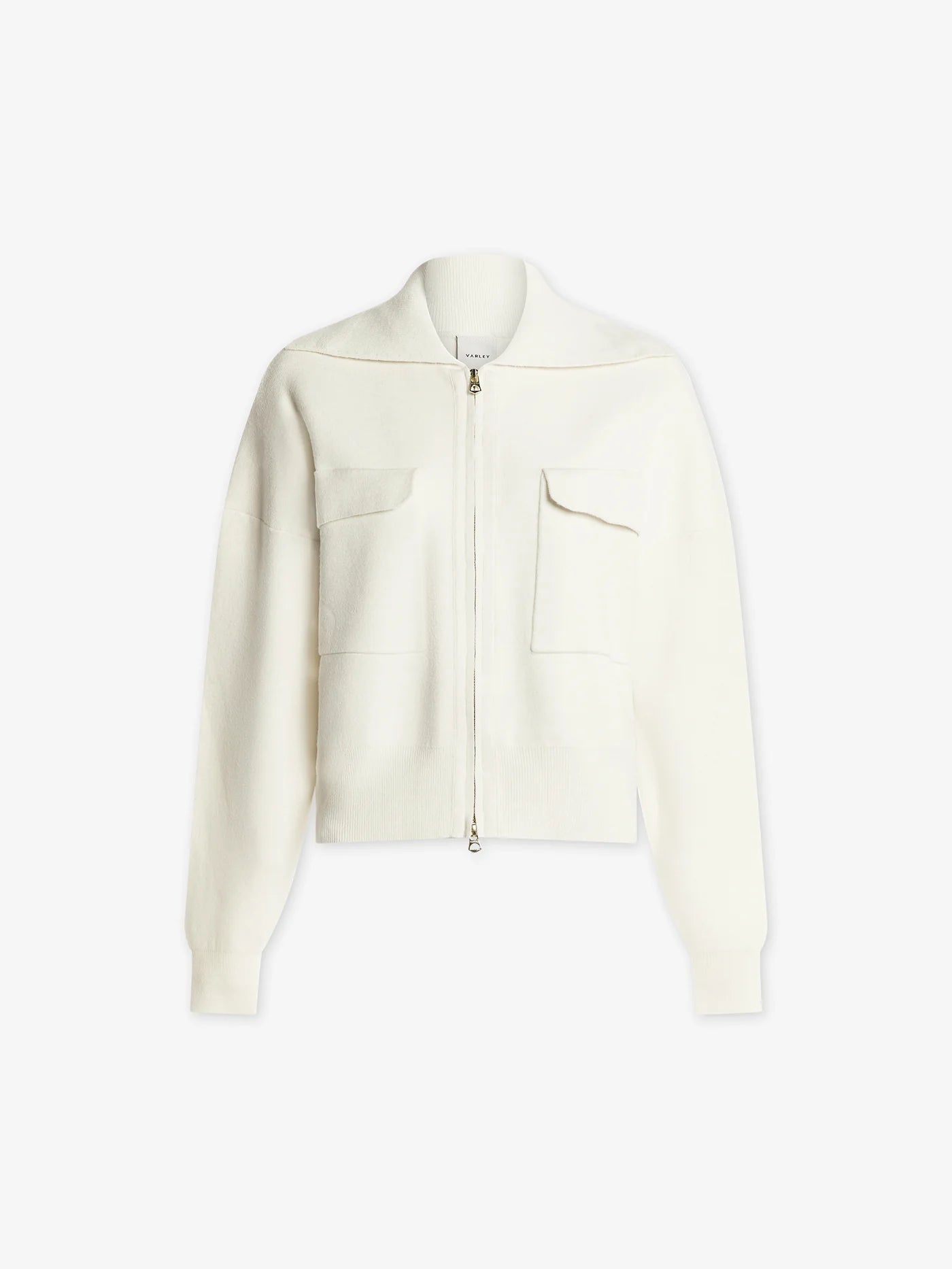 Felise Relaxed Knit Jacket | Egret