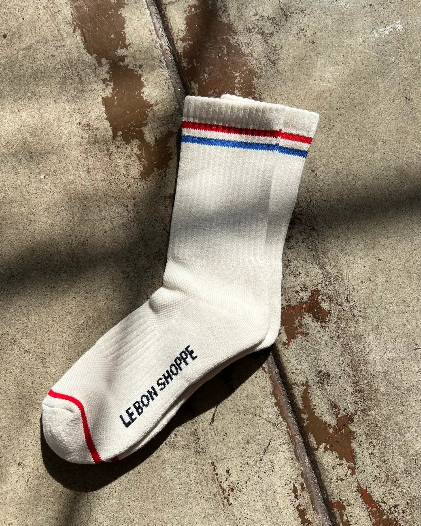 Boyfriend Socks in Milk