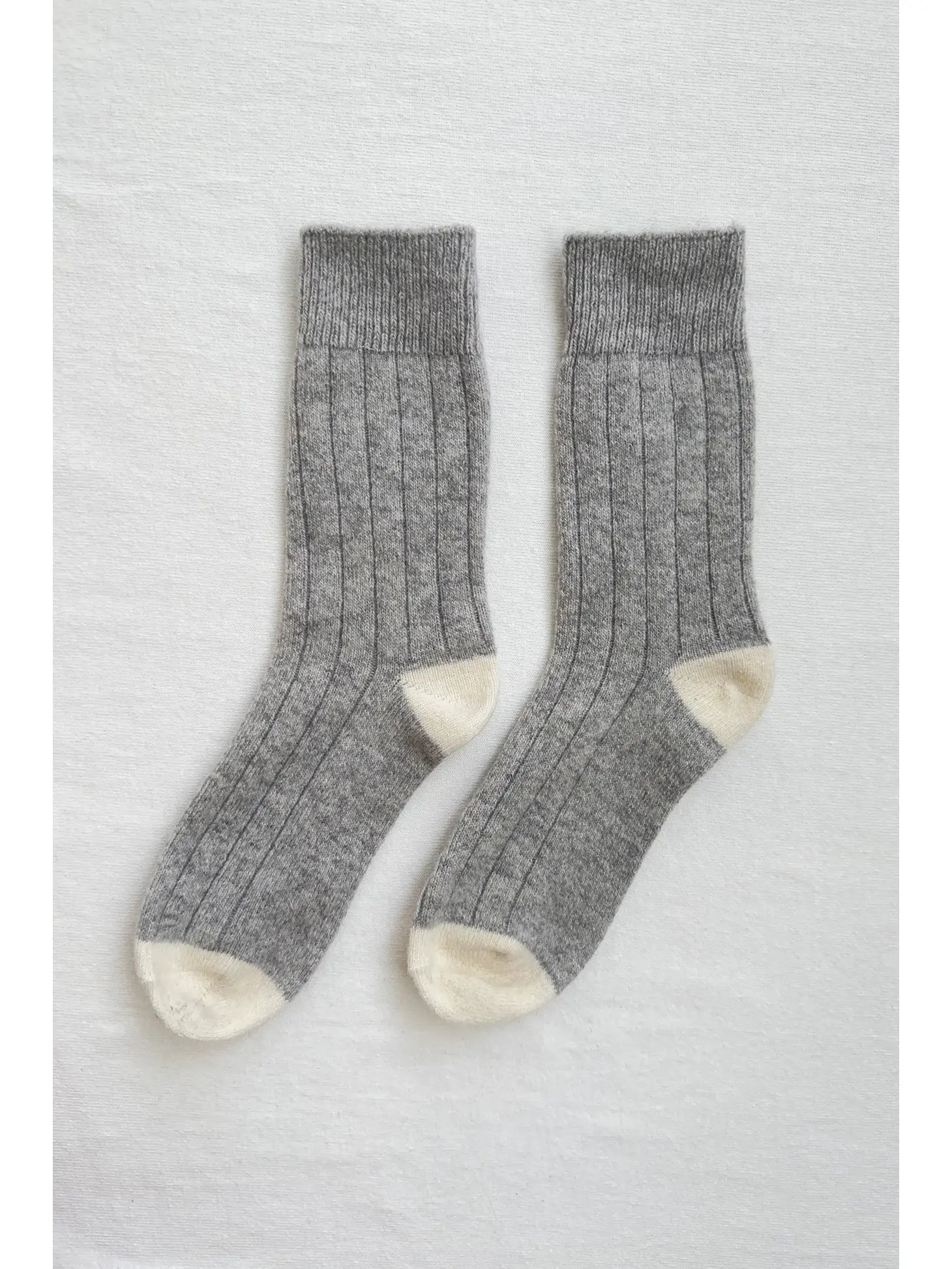 Classic Cashmere Socks | Grey Melange