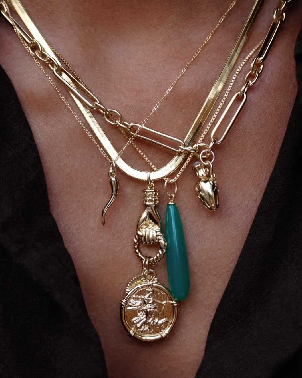 Liam Watch Chain Necklace