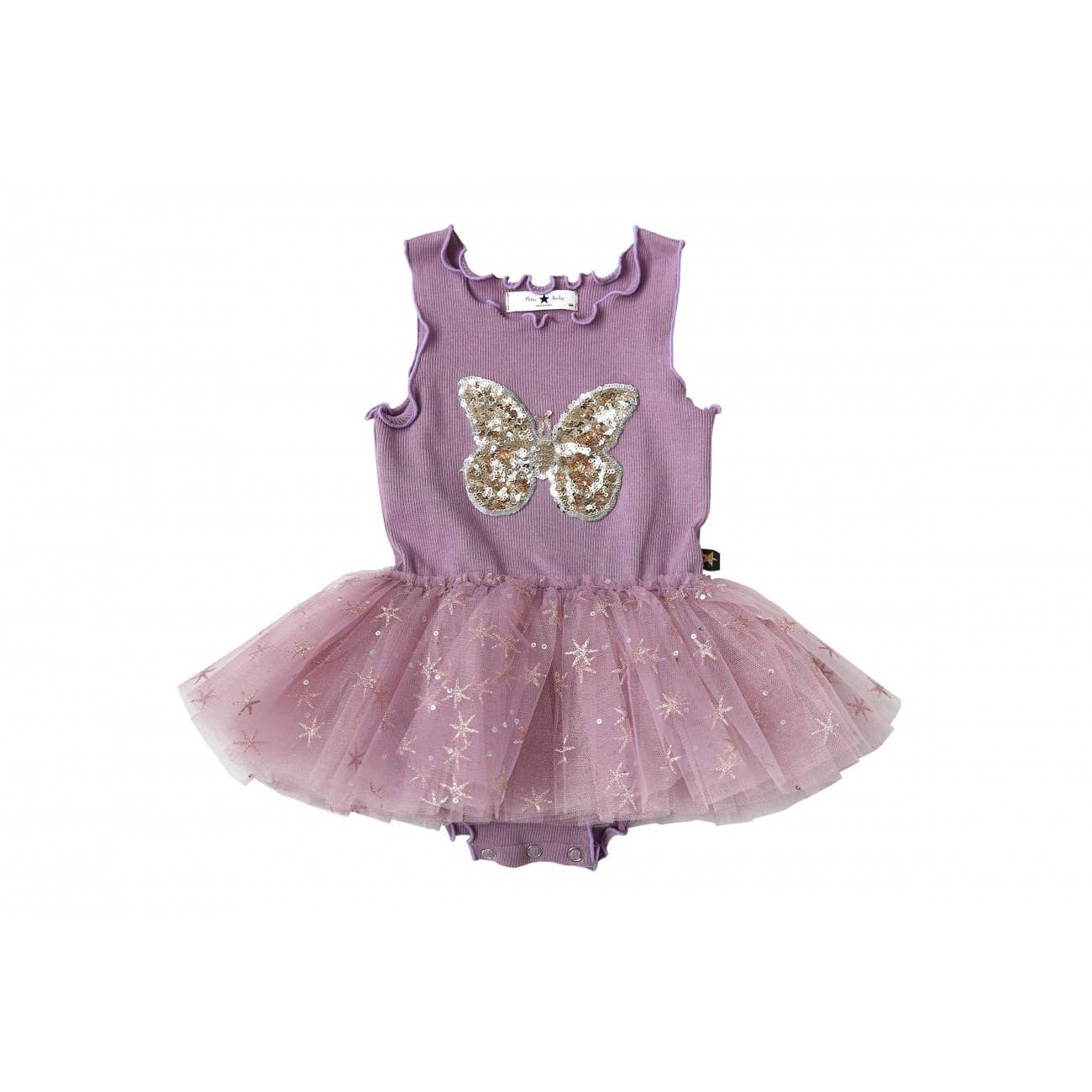 Butterfly Snow Baby Tutu Dress | Orchid