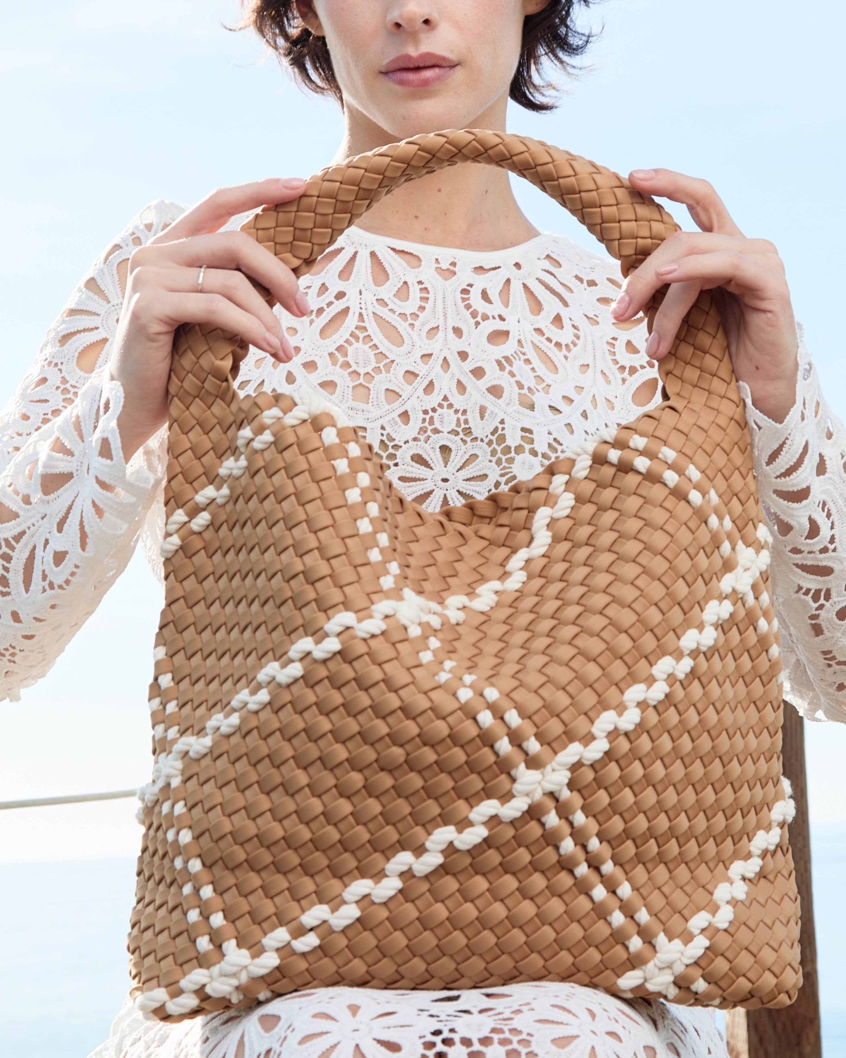 Johanna Sand Nylon Shoulder Bag
