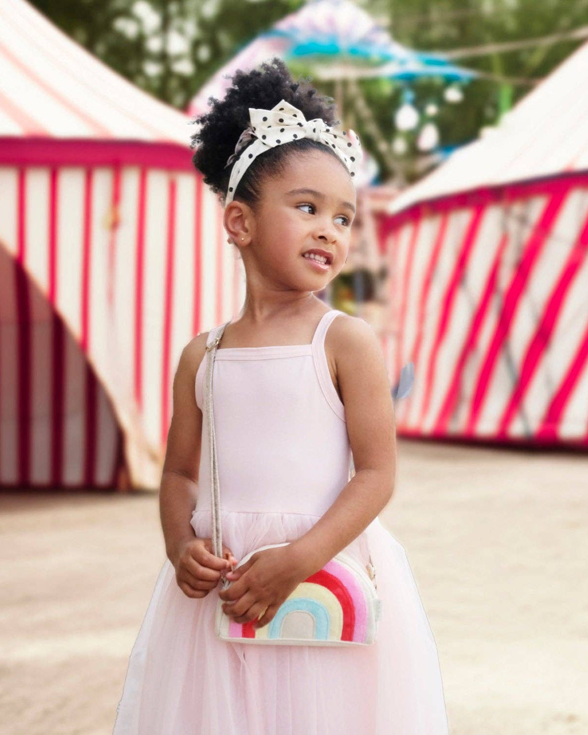 Polka Dot Double Bow Headband