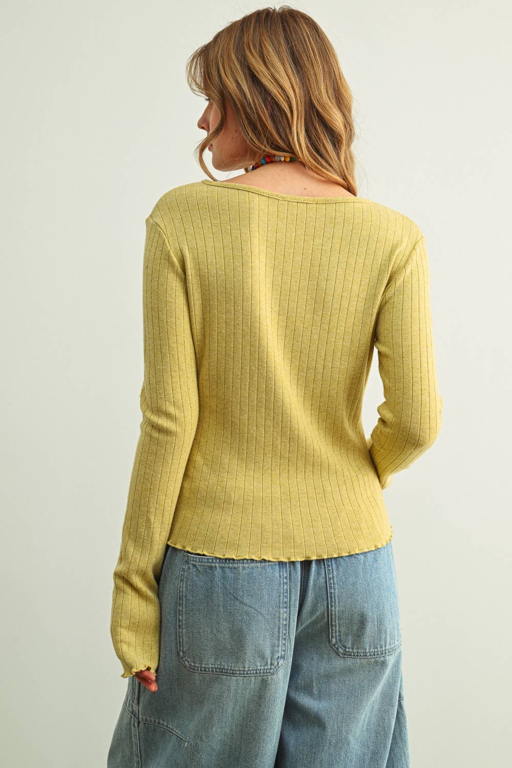 Ribbed Brea Knit Top