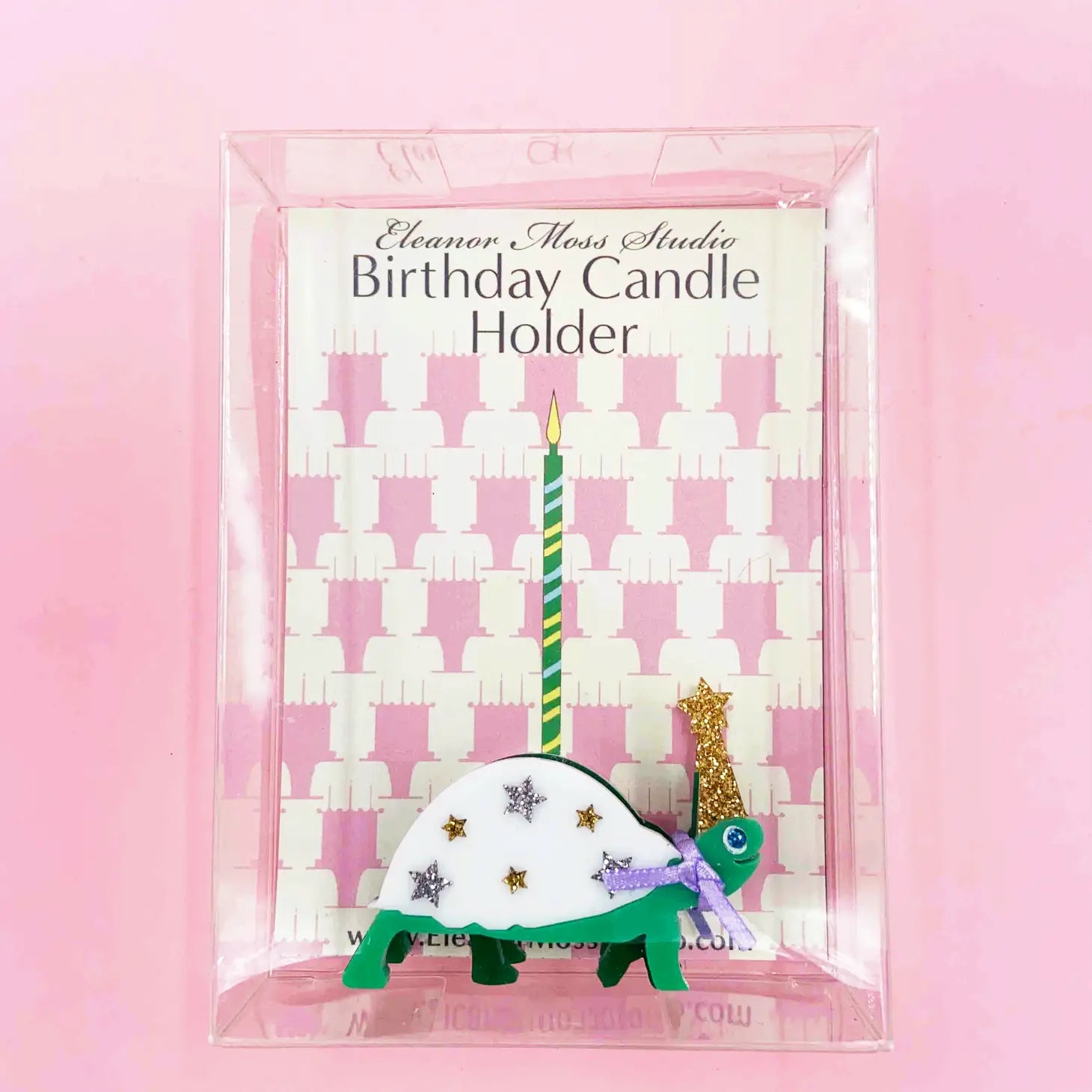Turtle Birthday Candle Holder
