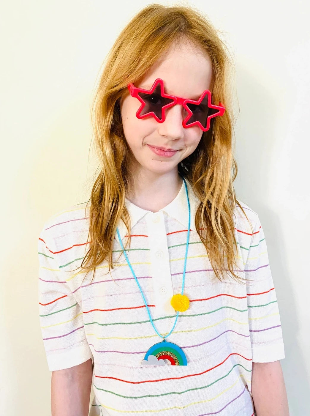 Rainbows Are Awesome Kids Necklace