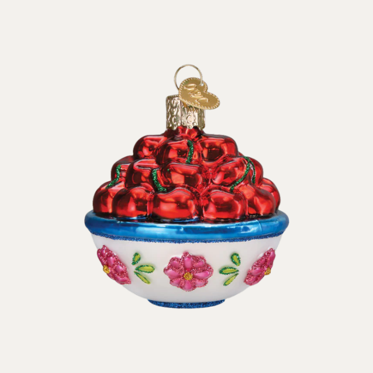 Bowl of Cherries Ornament