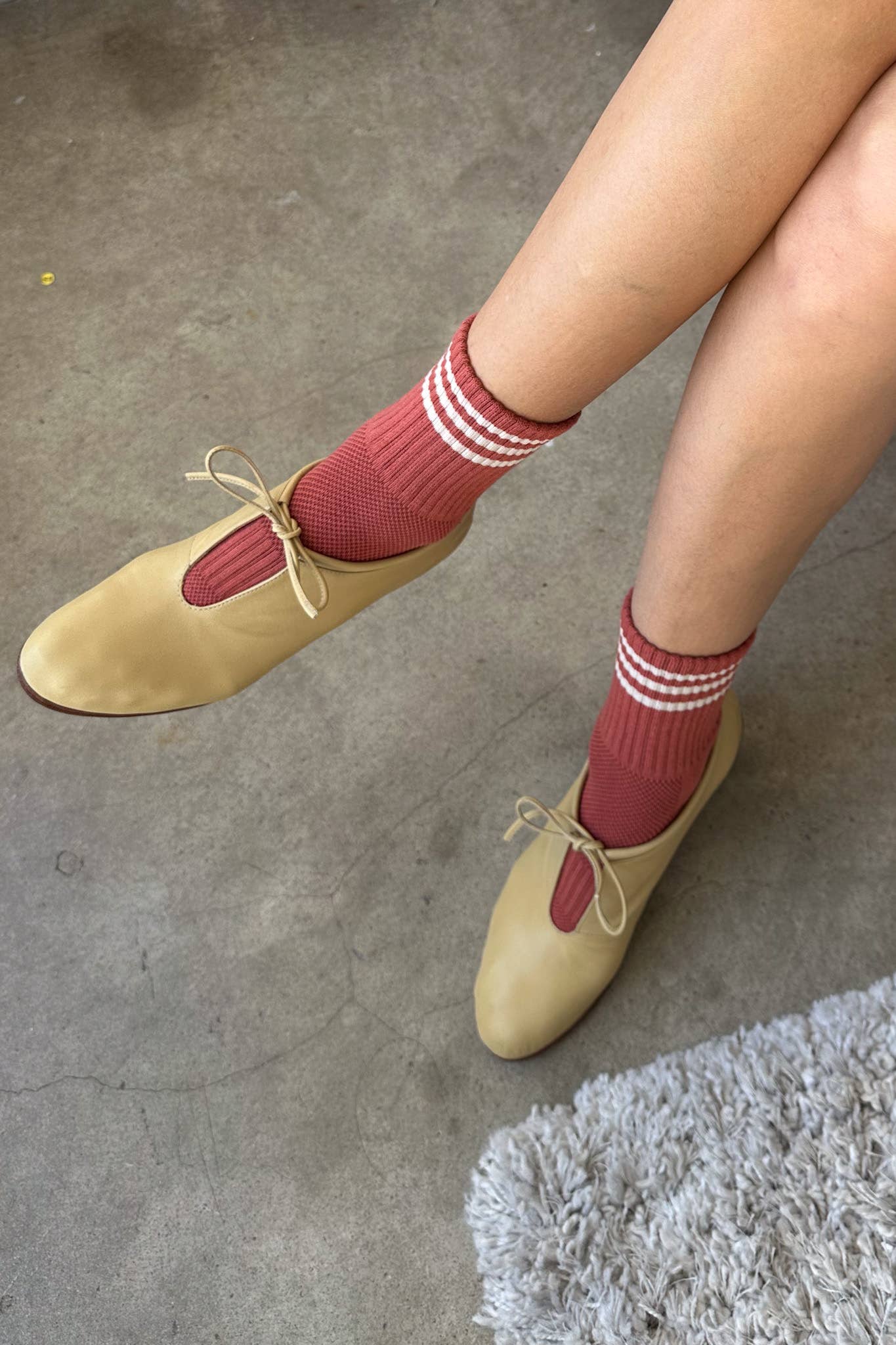 Girlfriend Sock in Terracotta