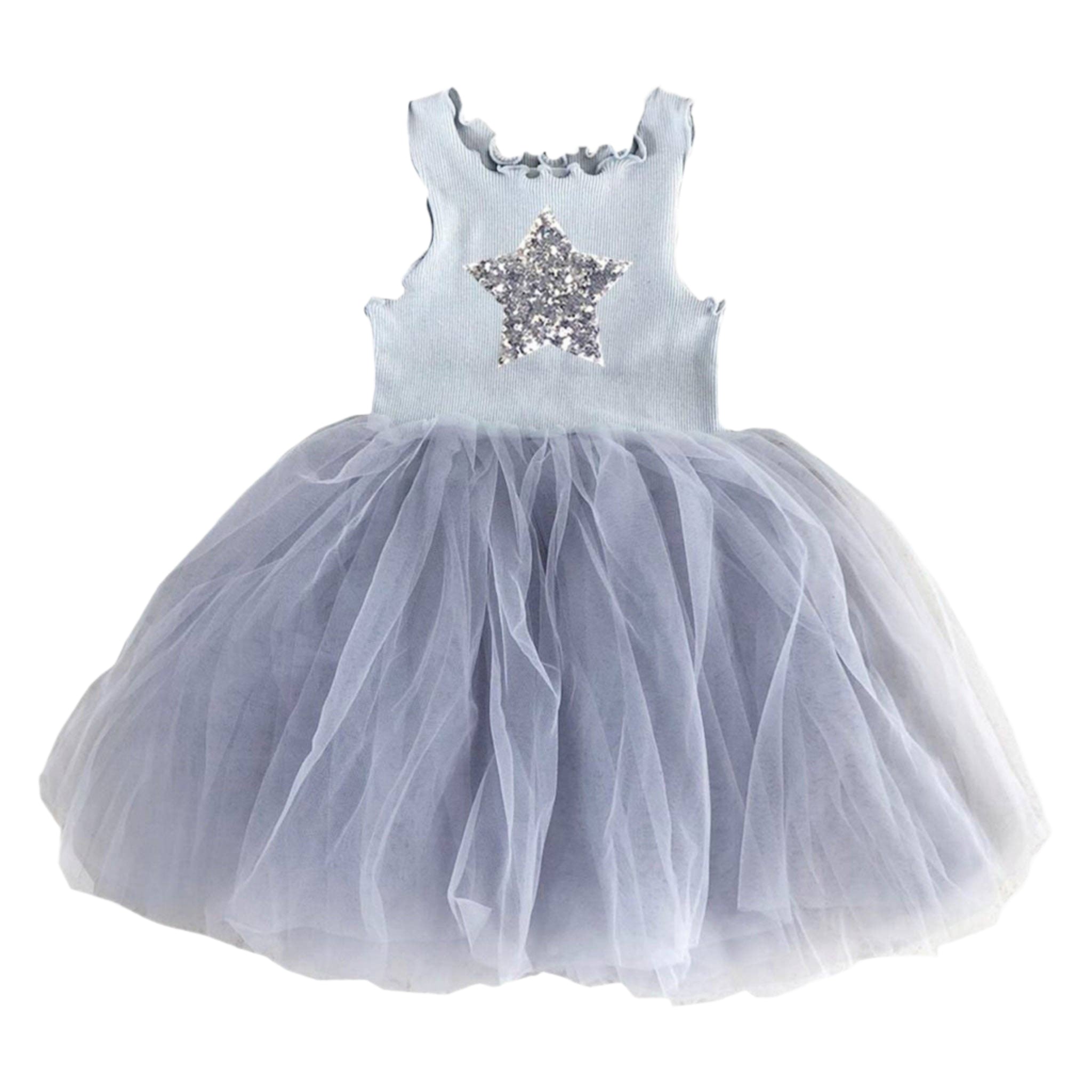 PH Star Tutu Dress | Gray