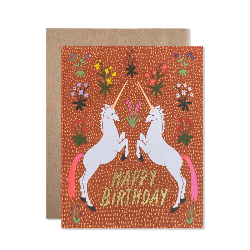 Happy Birthday Unicorn Card