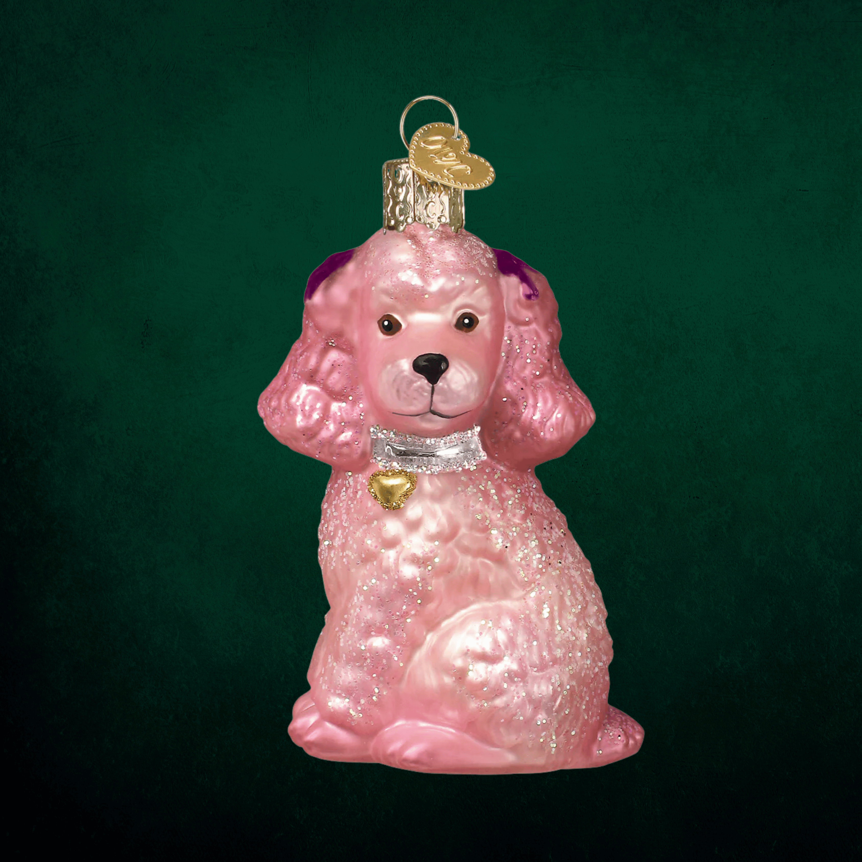 Pink Poodle Ornament