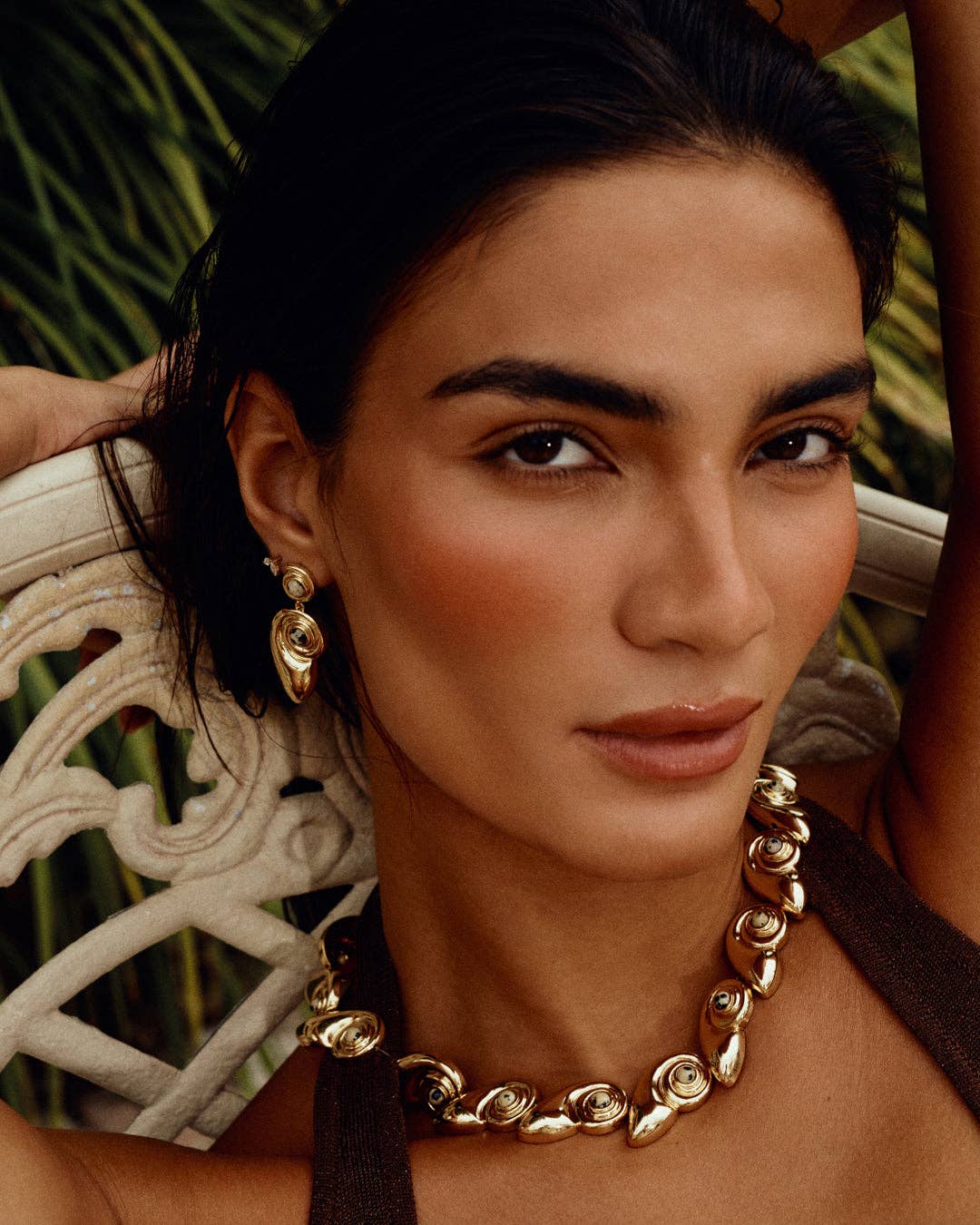 The Palma Shell Statement Necklace